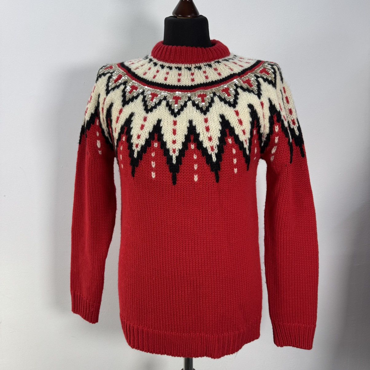 Saint Laurent Paris Saint Laurent 16aw Scales National Style Sweater Size US L / EU 52-54 / 3 - 1 Thumbnail