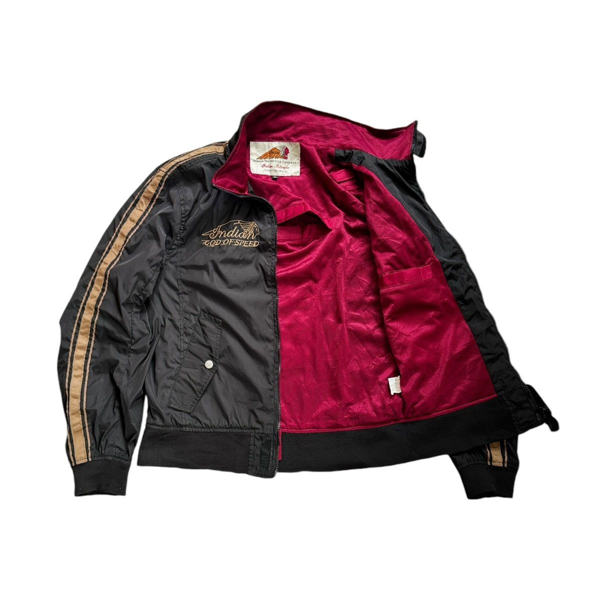 Indian Motorcycle Vintage Indian Motorcycle Bomber Bikers Jacket Size US L / EU 52-54 / 3 - 9 Thumbnail