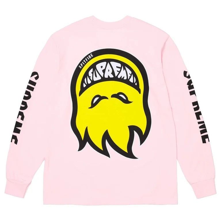Supreme Pink Supreme Bloom Flower Long Sleeve Tee | Grailed