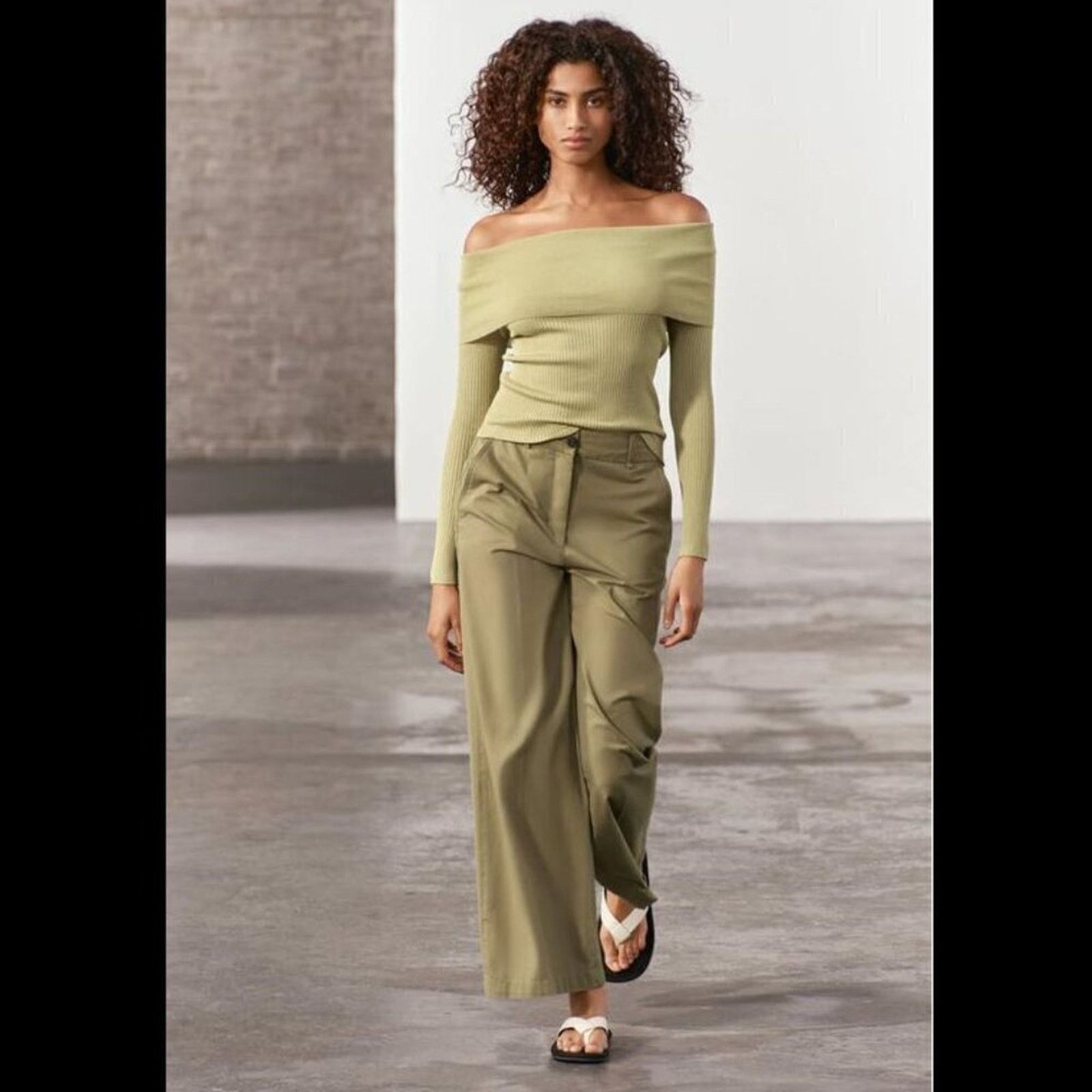 Zara ZARA Fitted Knit Sweater NWT Size L / US 10 / IT 46 - 10 Thumbnail