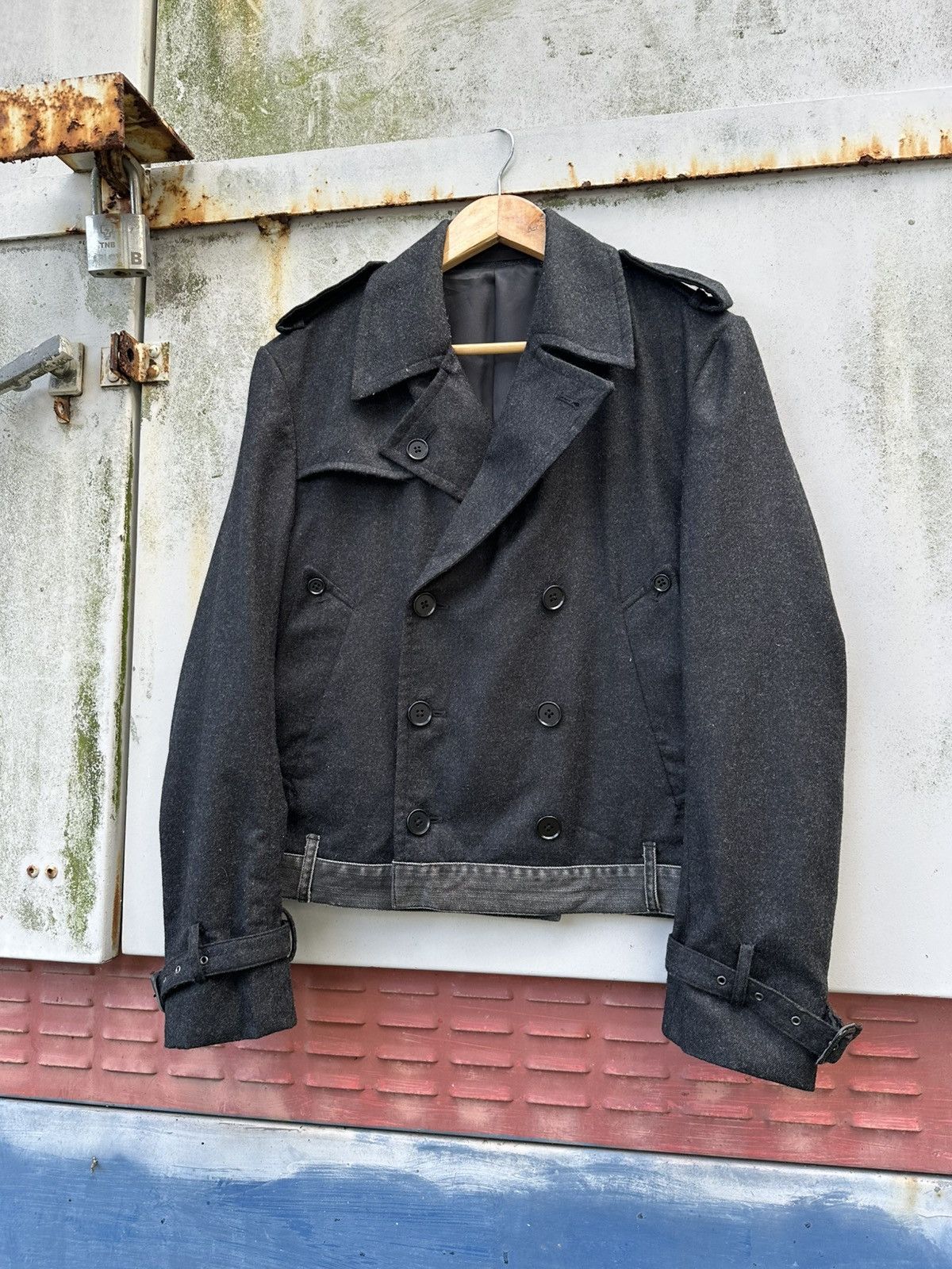 Japanese Brand 👹Uniqlo Wool Double Collar Jacket Size US M / EU 48-50 / 2 - 5 Thumbnail