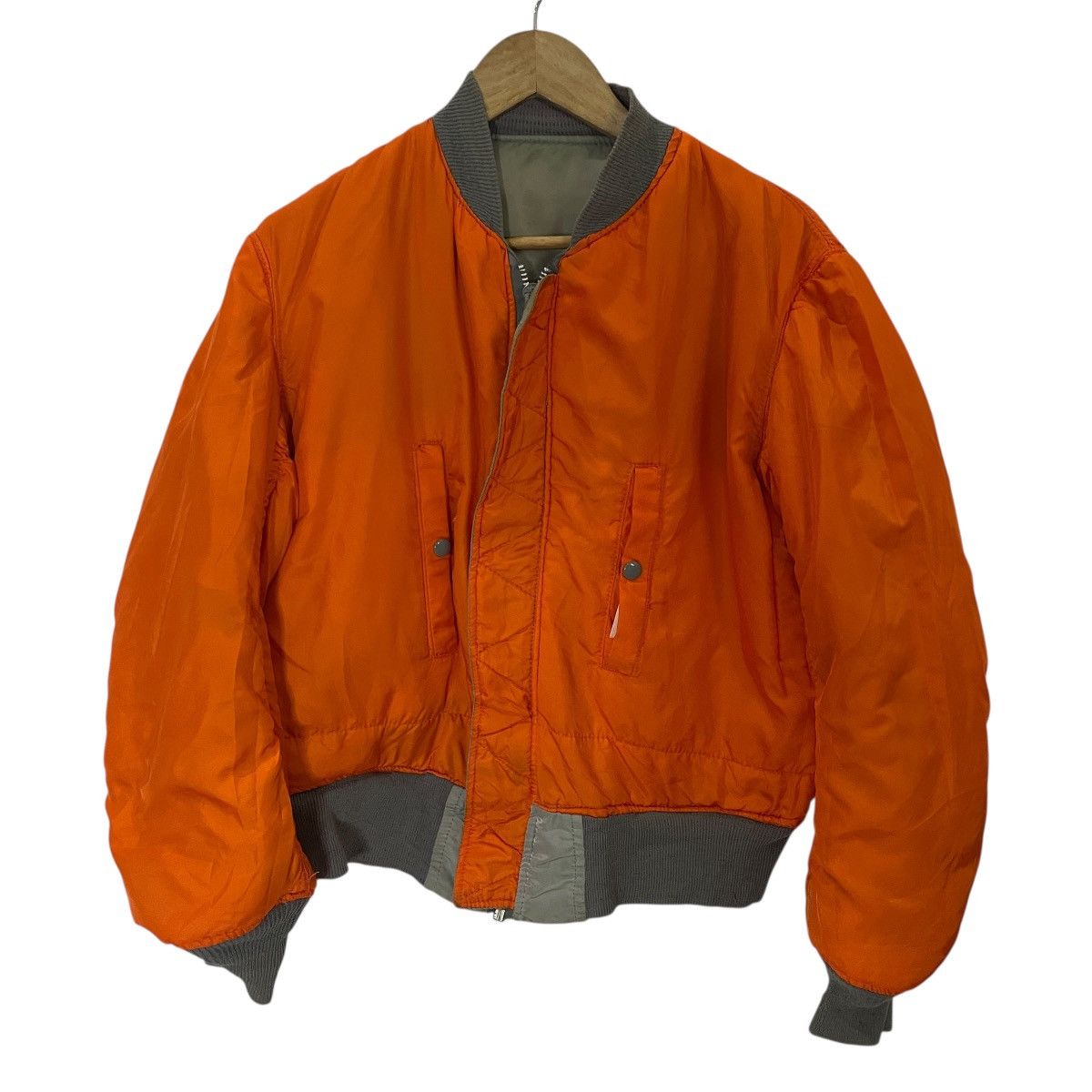 Alpha Industries Made In Usa‼️Vintage 90s Alpha Industries Bomber Jacket Size US L / EU 52-54 / 3 - 11 Thumbnail
