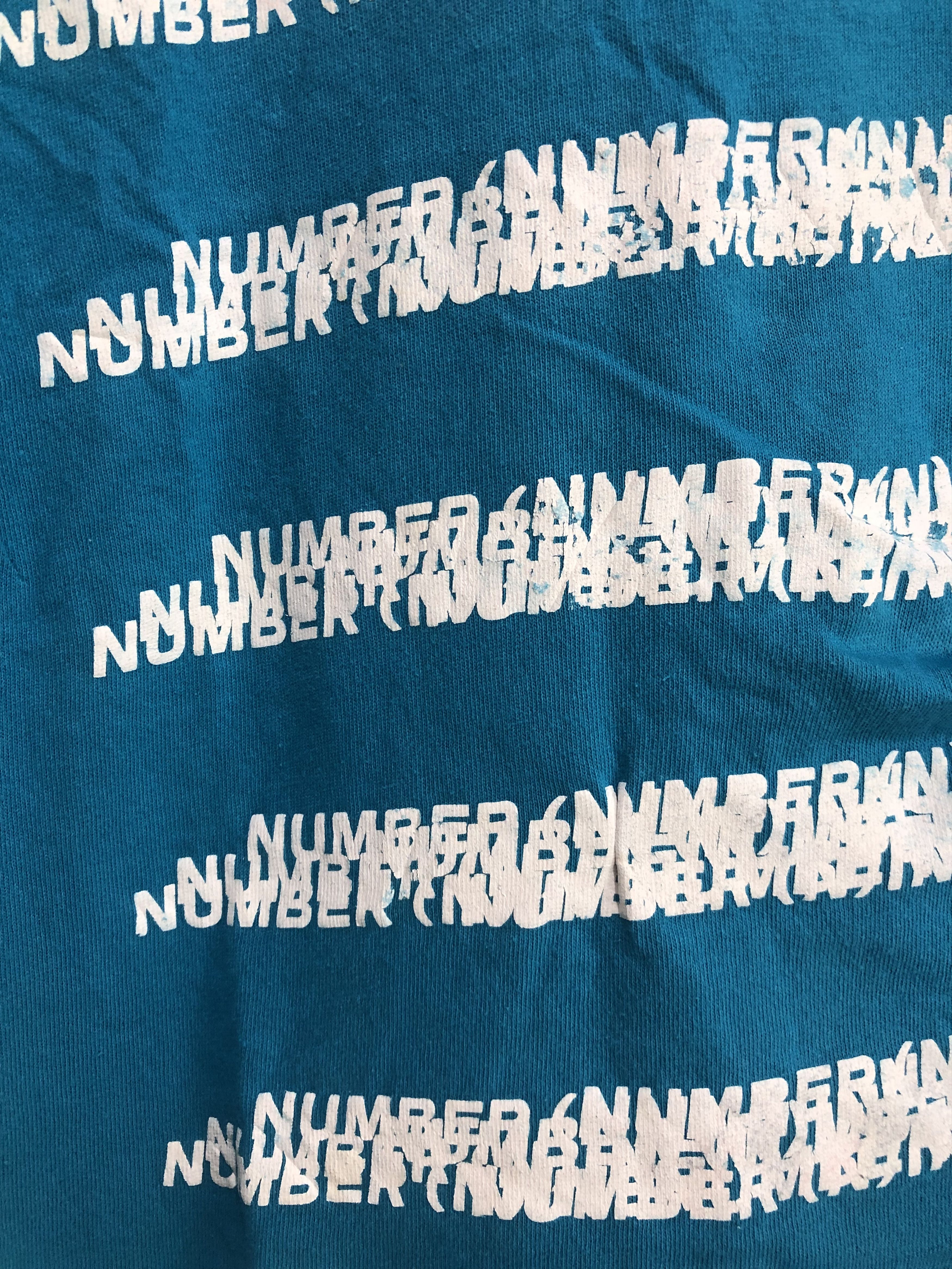 Number (N)ine Japanese Number Nine Logo Stripe Tshirt Tee Size US M / EU 48-50 / 2 - 5 Thumbnail