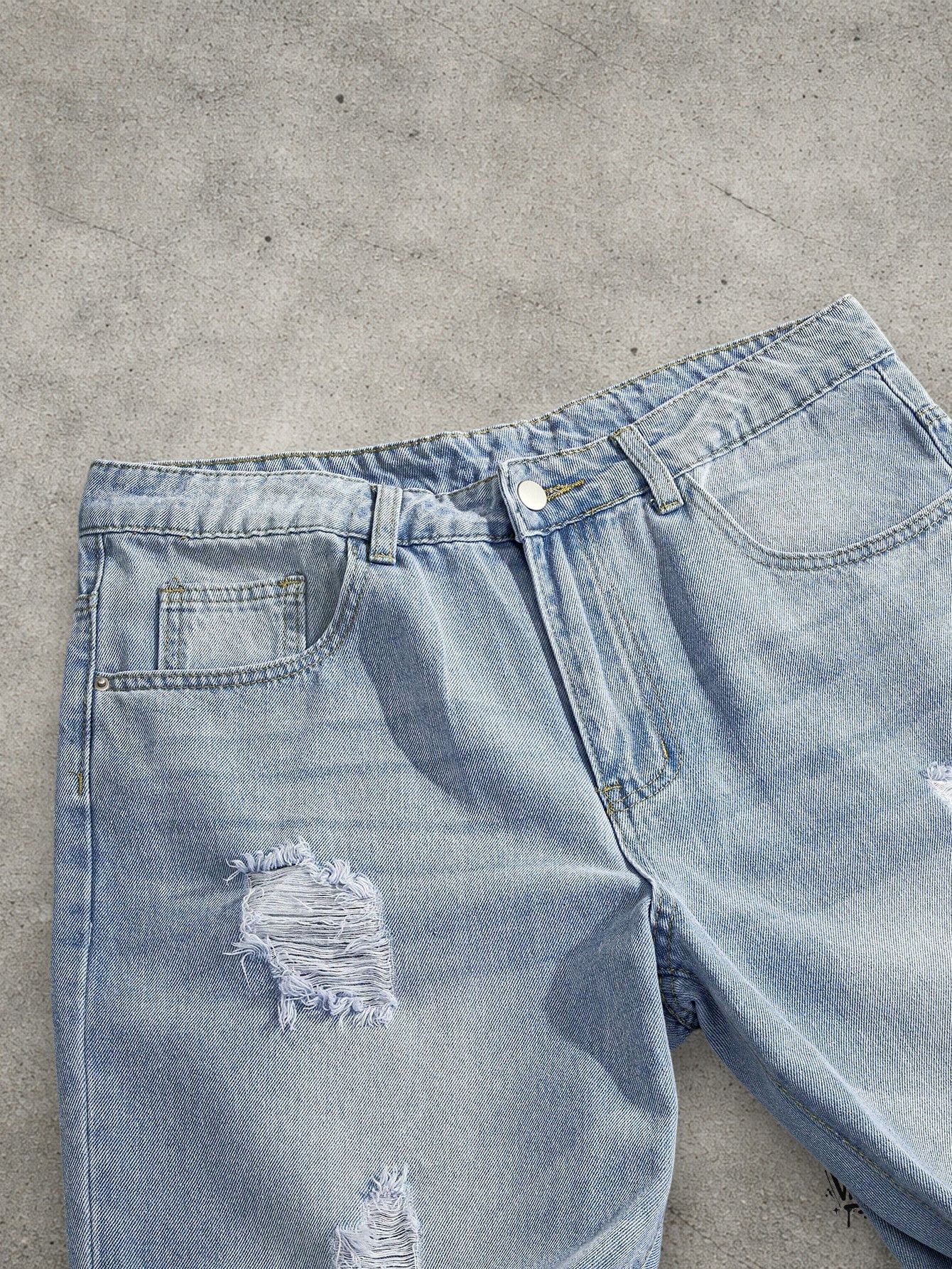 Vintage Washed distressed jeans Size US 32 / EU 48 - 3 Thumbnail