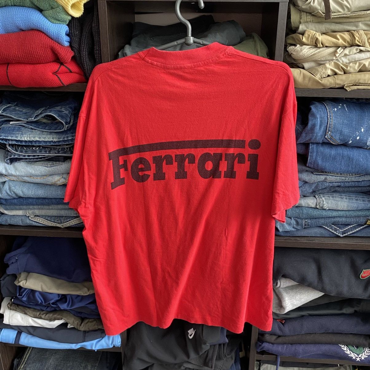 Ferrari Vintage Ferrari Big Logo racing 90’s rare nascar tee Size US M / EU 48-50 / 2 - 2 Thumbnail