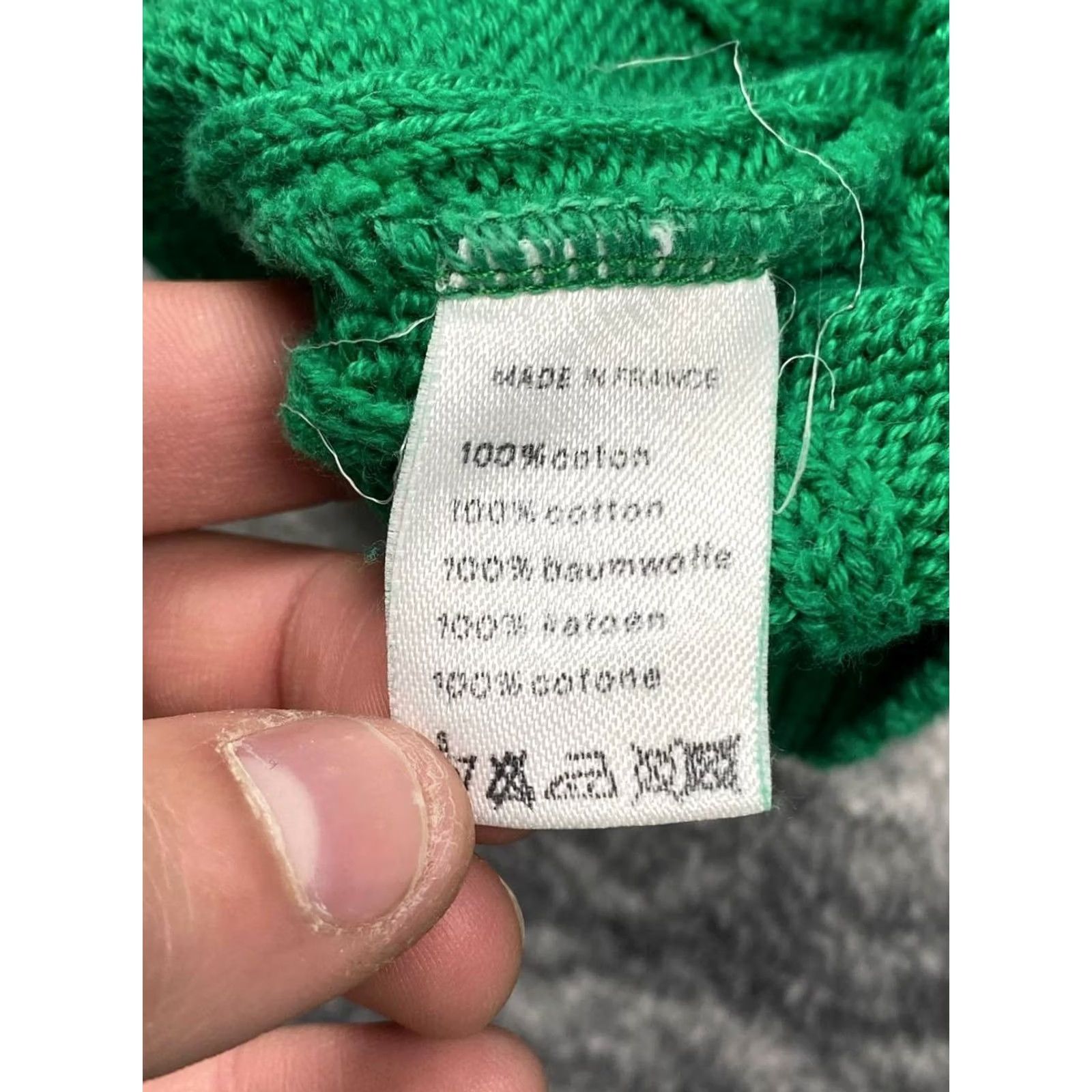 Lacoste VINTAGE Lacoste Cardigan Sweater Men Size 6 Green Logo Knit Long Sleeve Cable Knit Cardigan Chest 69 Length 72 Shoulders 70 Sleeve 63 Size US L / EU 52-54 / 3 - 7 Thumbnail