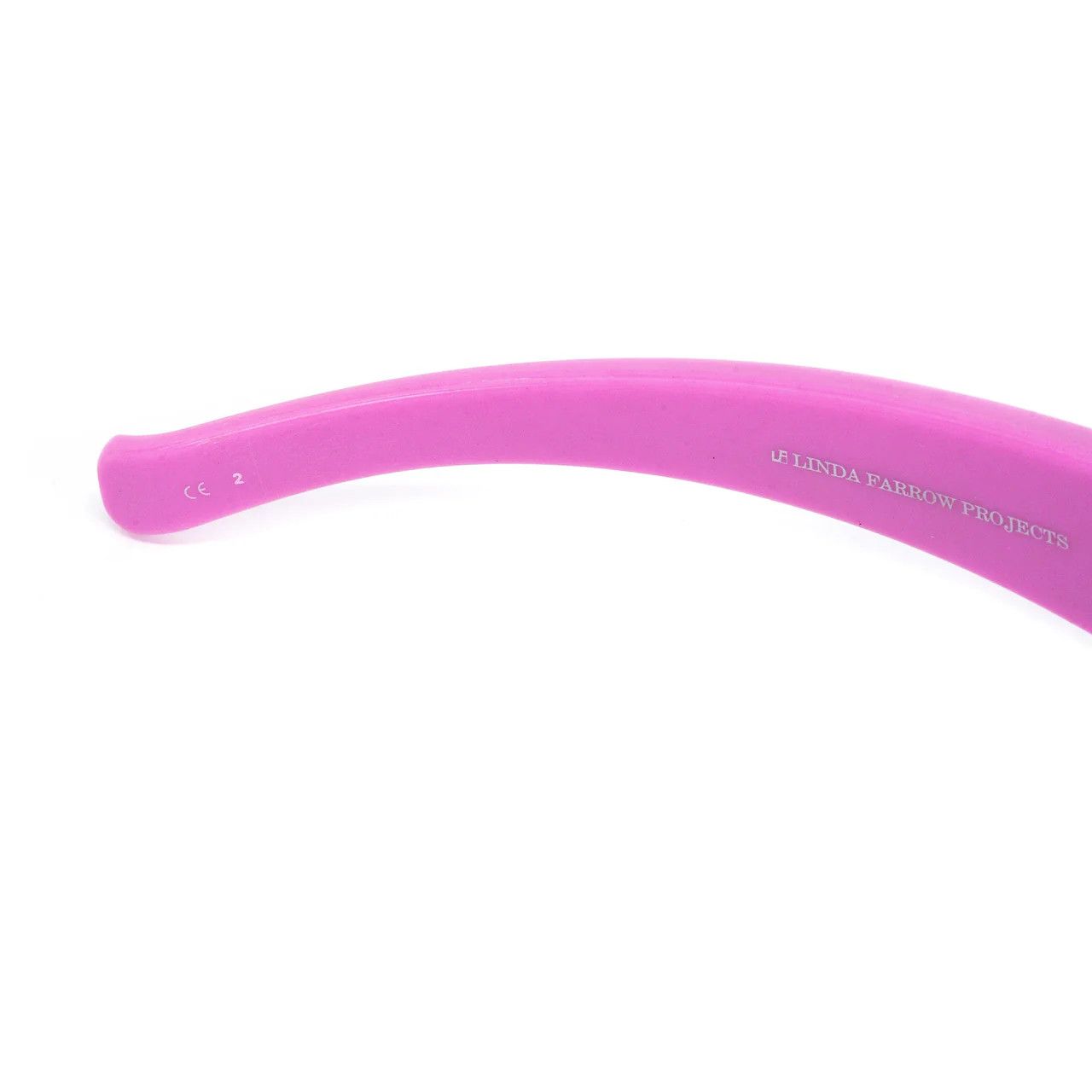 Jeremy Scott Jeremy Scott Pink Visor Cosmic Oval Plastic Sunglasses Size ONE SIZE - 4 Thumbnail