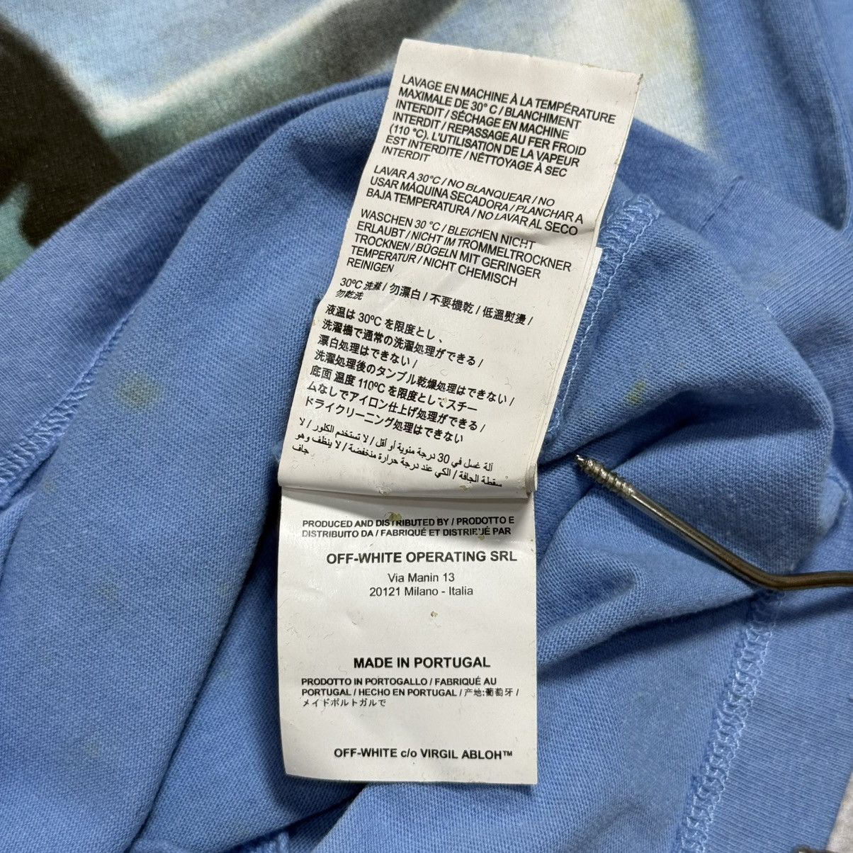 Off-White Off-White Statue Of Liberty Light Blue Long Sleeve Size US XS / EU 42 / 0 - 11 Thumbnail