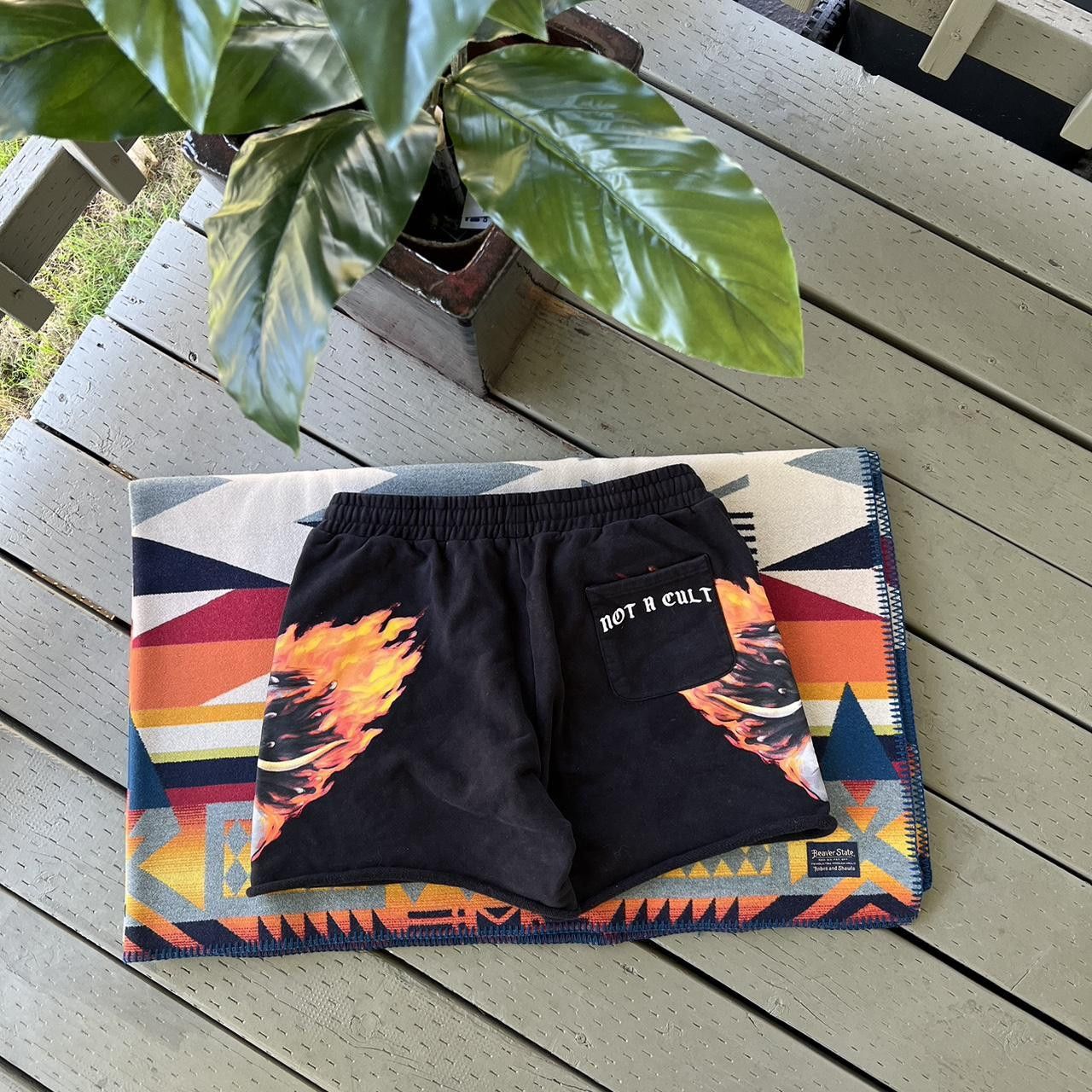 Vintage SAINT JHN Not A Cult Shorts Size US 32 / EU 48 - 2 Thumbnail