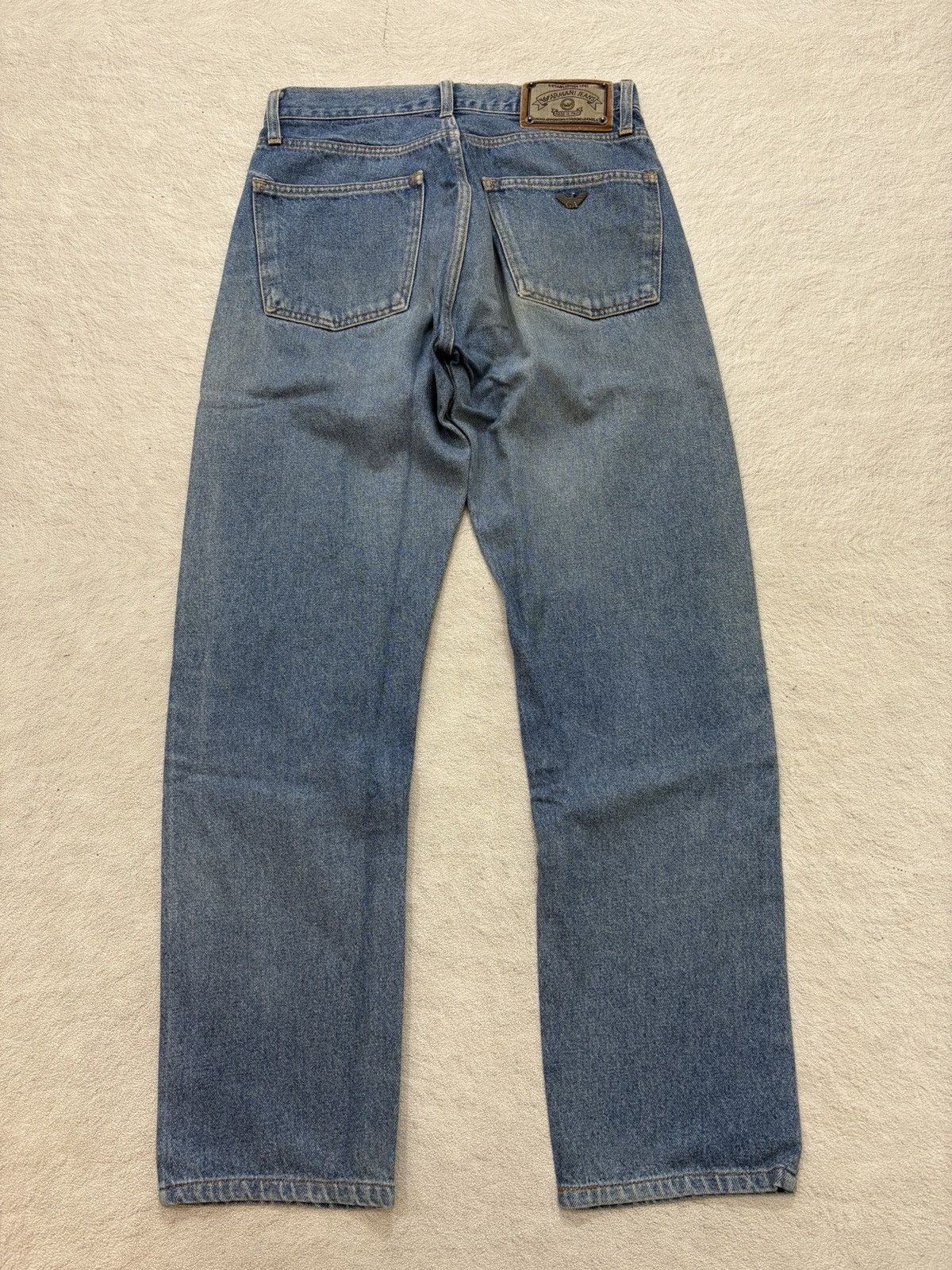 Giorgio Armani 90s armani exchange dirty mud wash denim y2k style Size US 30 / EU 46 - 6 Thumbnail