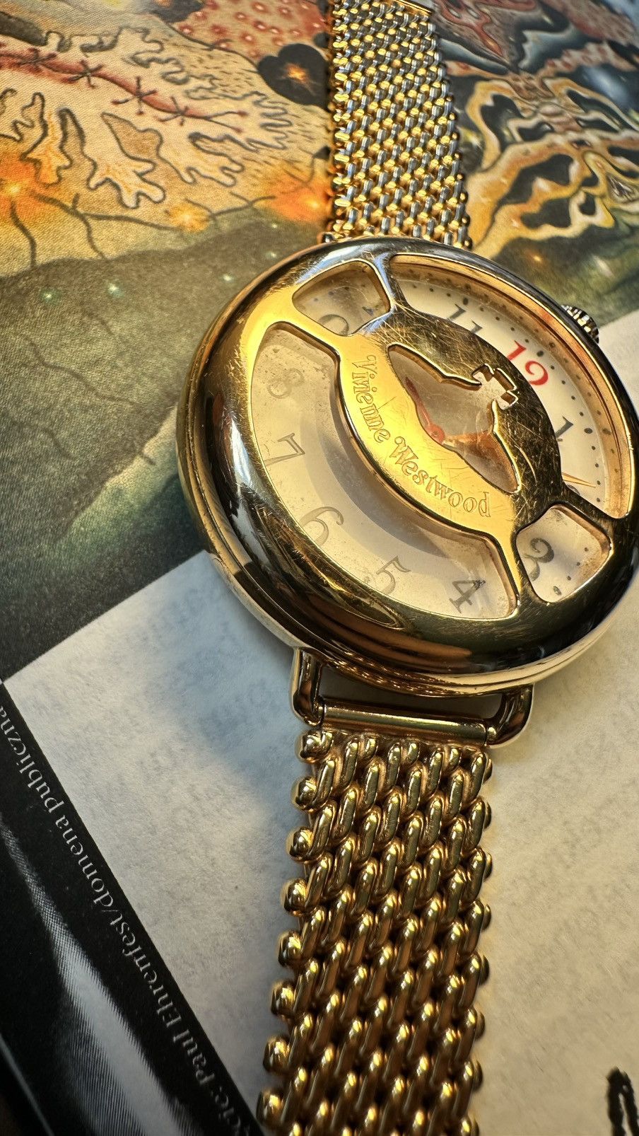 Vivienne Westwood 🔥Rare🔥Cage Watch Quartz Dial Gold Vivienne Westwood Size ONE SIZE - 3 Thumbnail