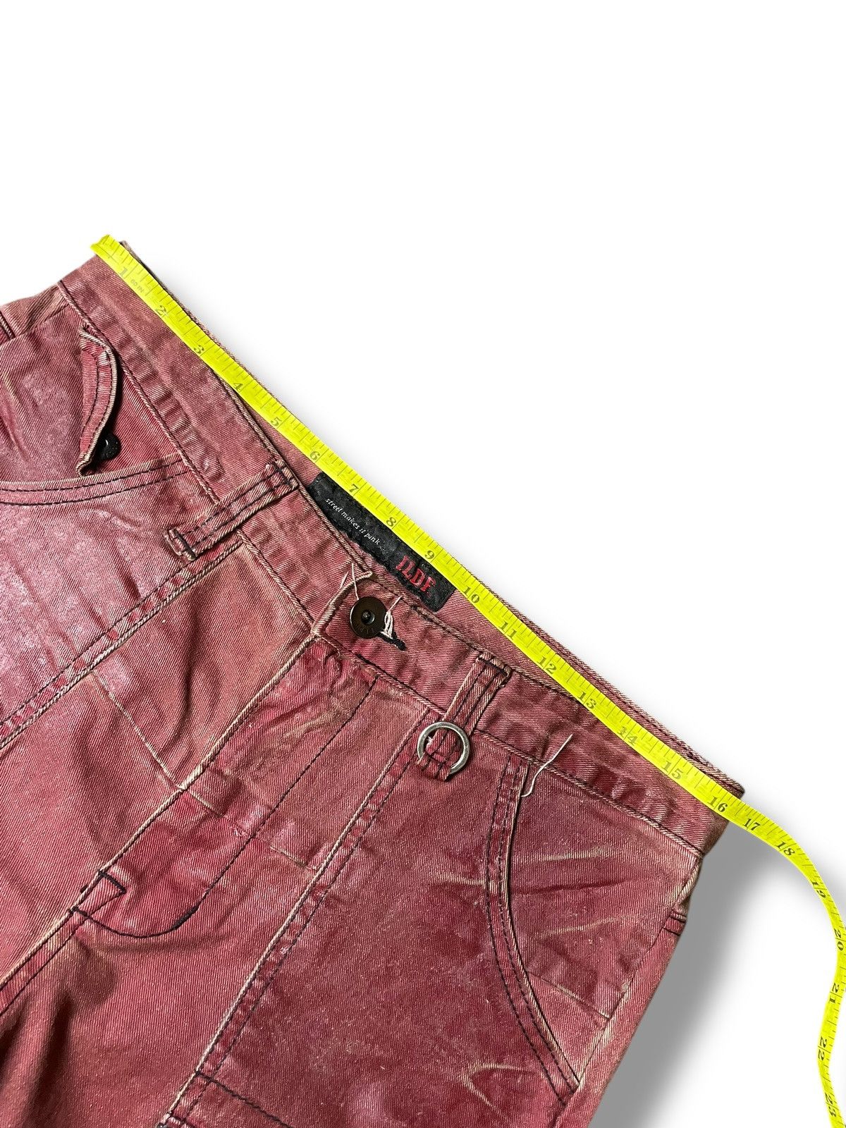 Vintage Vintage ILDF Distressed Denim Slim Jeans (92) Size US 33 - 8 Thumbnail