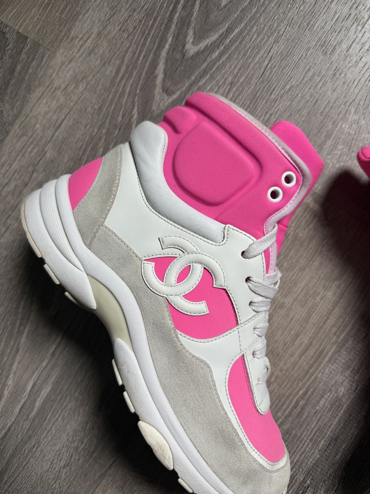 Chanel Chanel 2018 Interlocking CC Logo Chunky Sneakers🔥💞 Size US 6.5 / IT 36.5 - 3 Thumbnail