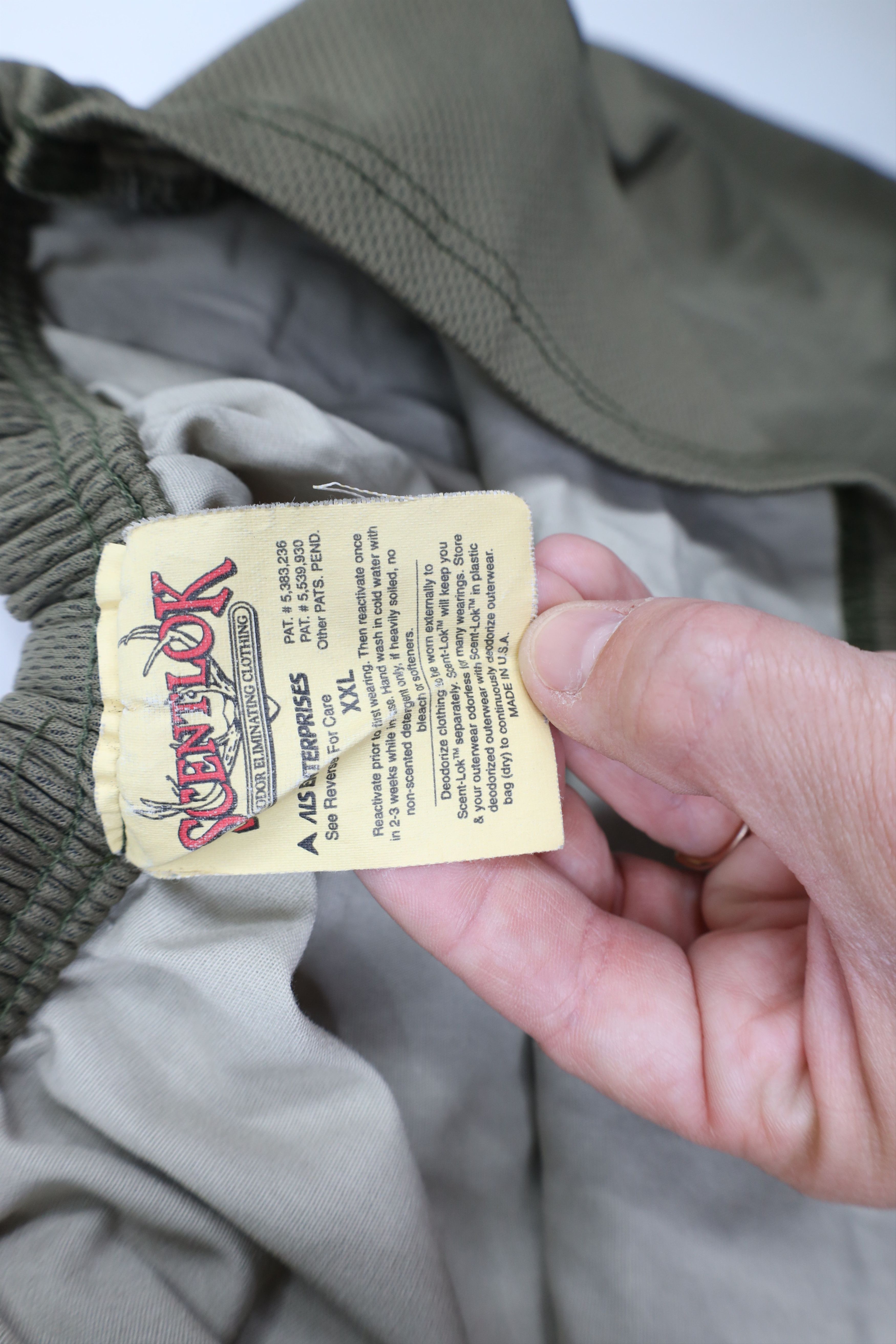Vintage Vintage 90s Scentlok Waffle Knit Hunting Pants Green USA Size US 40 / EU 56 - 6 Thumbnail