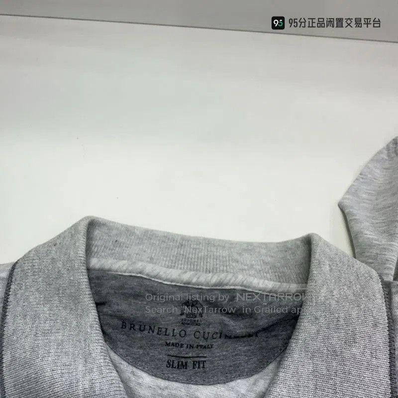 Brunello Cucinelli Brunello Cucinelli SS23 Long Sleeve Polo Shirt. Size US S / EU 44-46 / 1 - 2 Thumbnail