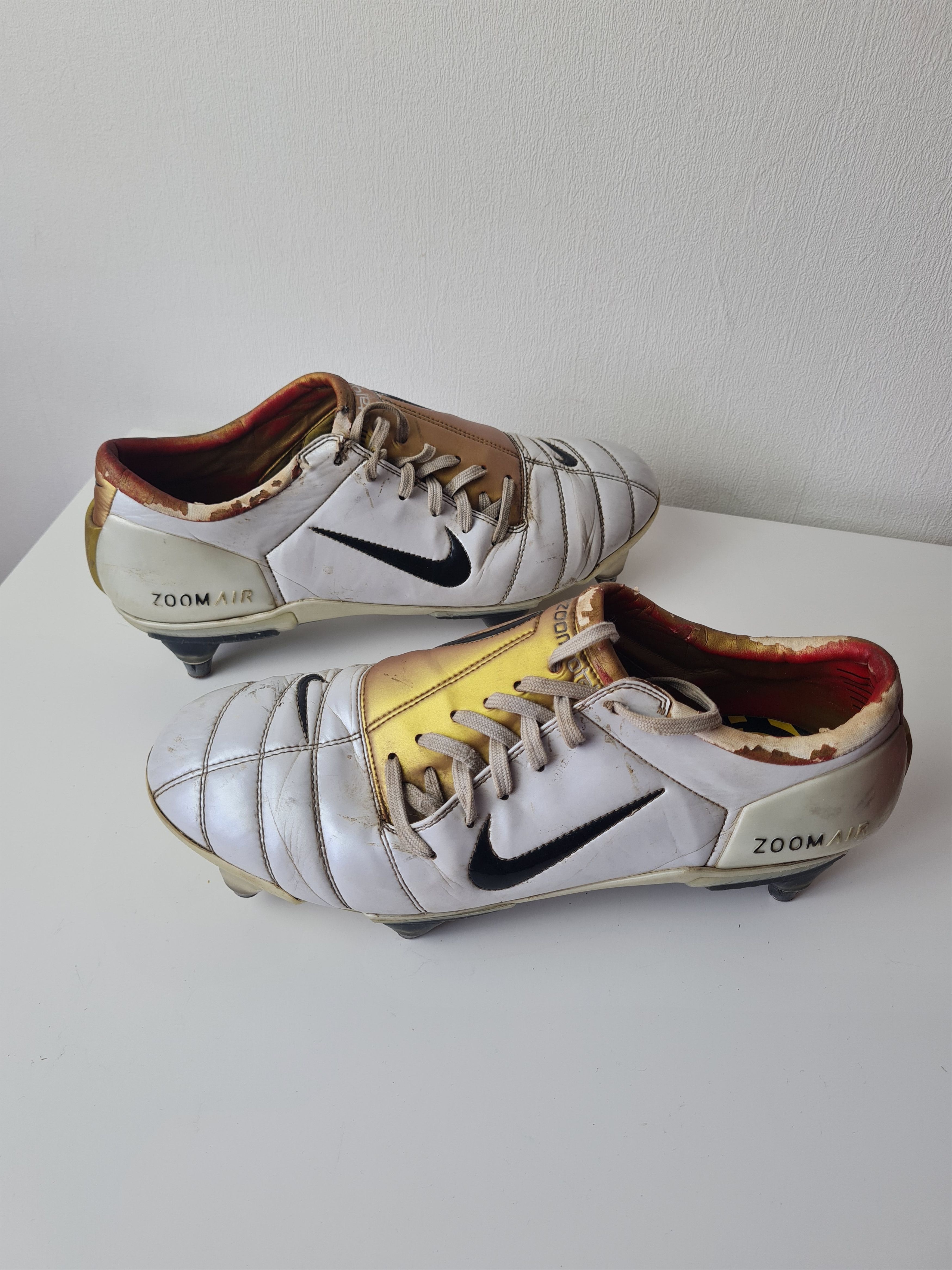 Nike Nike Total90 Air Zoom White Professional Football Boots Size US 12.5 / EU 45-46 - 8 Thumbnail