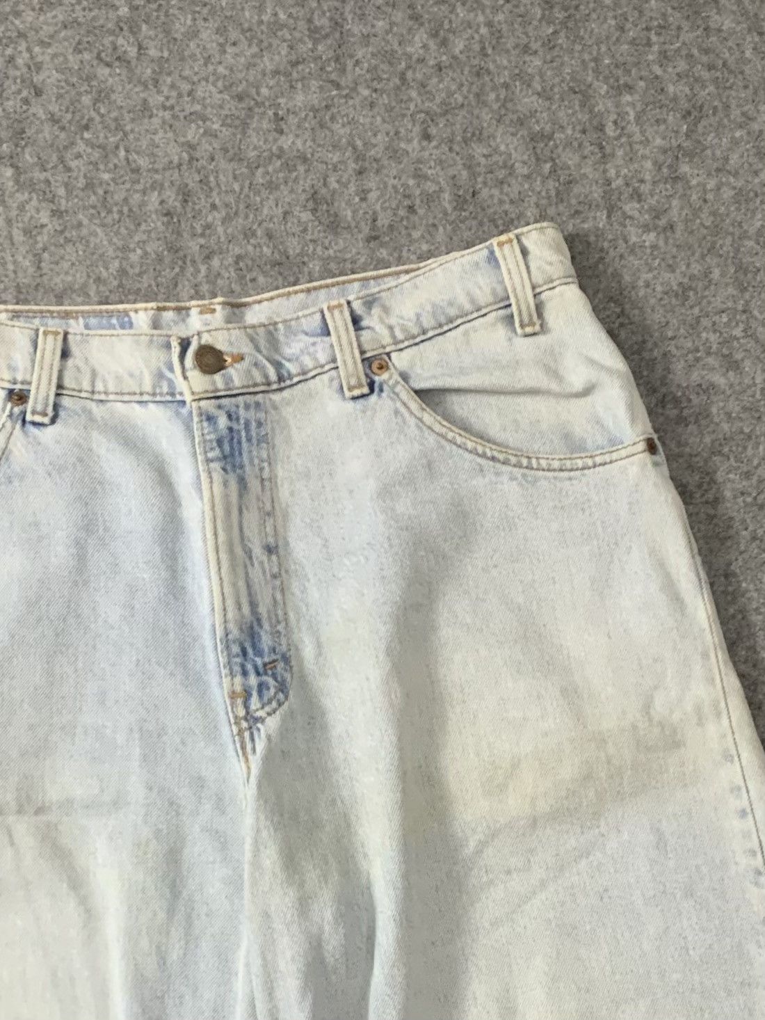 Levi's Vintage Blue Wash 'Levi's 565' Y2K Baggy Fit Jortspants Size US 32 / EU 48 - 6 Thumbnail