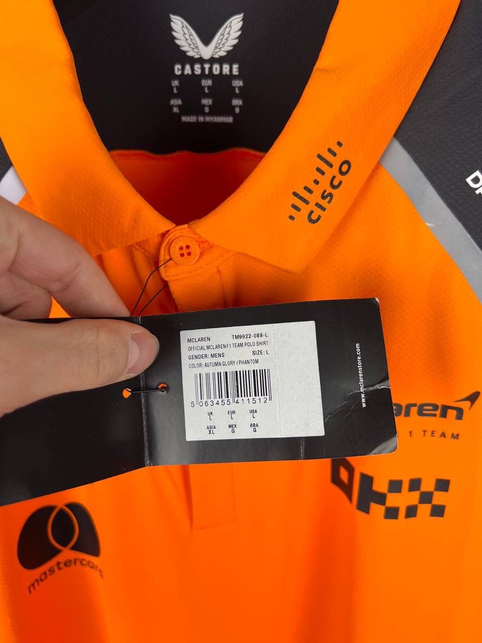 Other McLaren Castore racing polo t-shirts size L Size US L / EU 52-54 / 3 - 5 Thumbnail