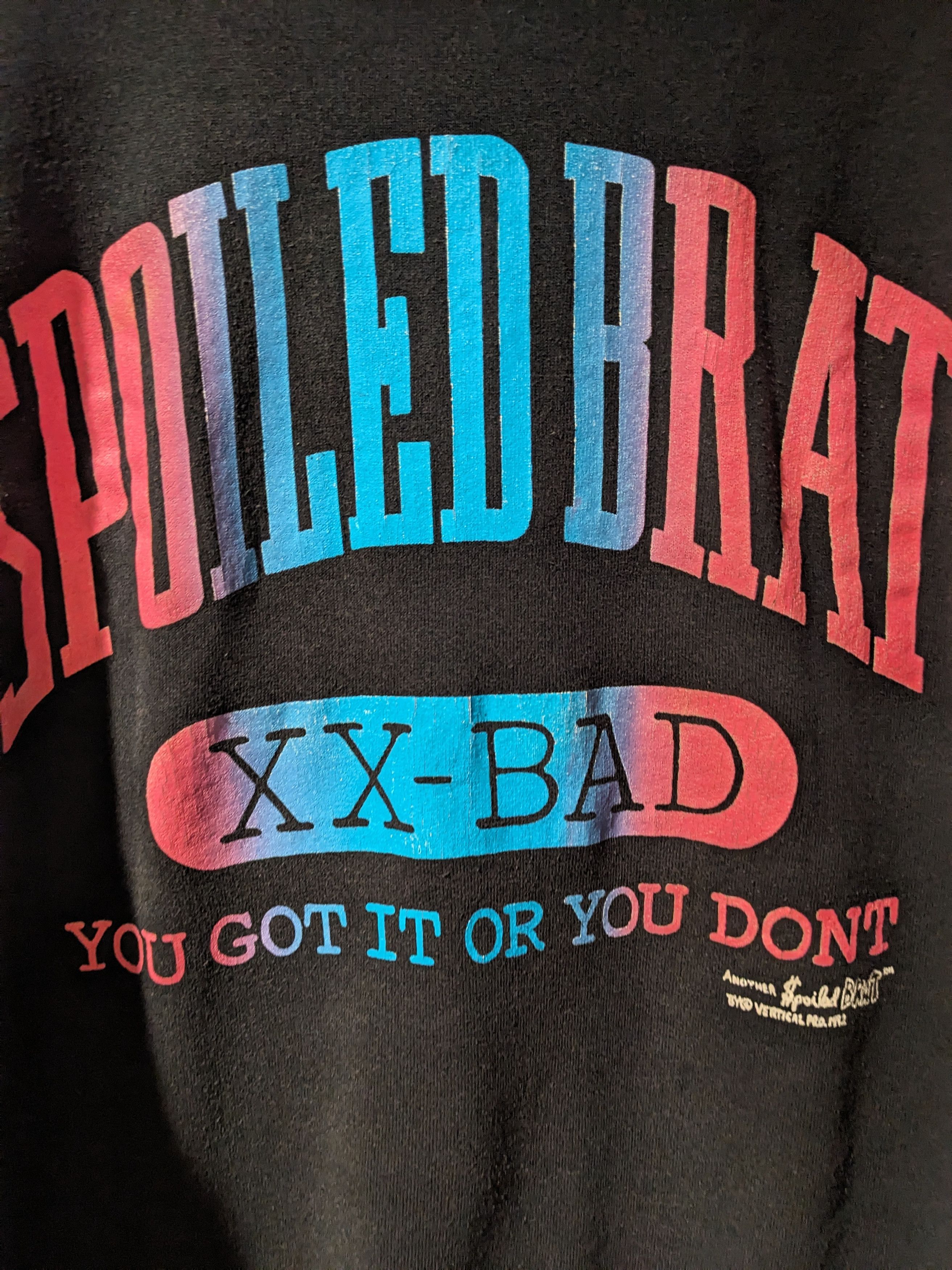 Other Vintage 1992 Spoiled Brat You Got it or you Sweatshirt Size US XL / EU 56 / 4 - 2 Thumbnail