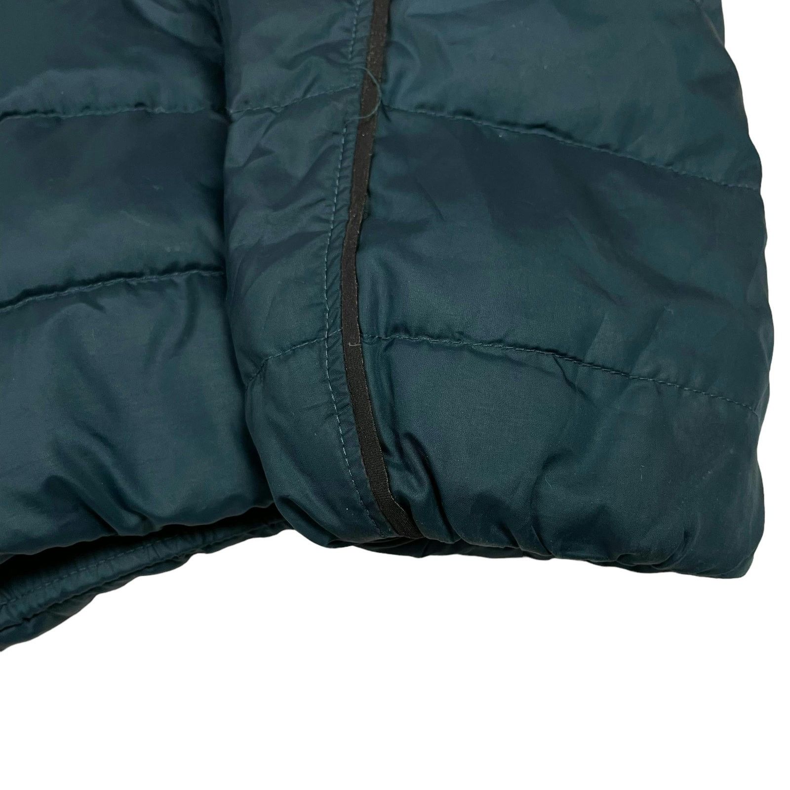 Adidas Adidas Mens Teal Long Sleeve Full Zip Hooded Puffer Jacket S Size US S / EU 44-46 / 1 - 6 Thumbnail