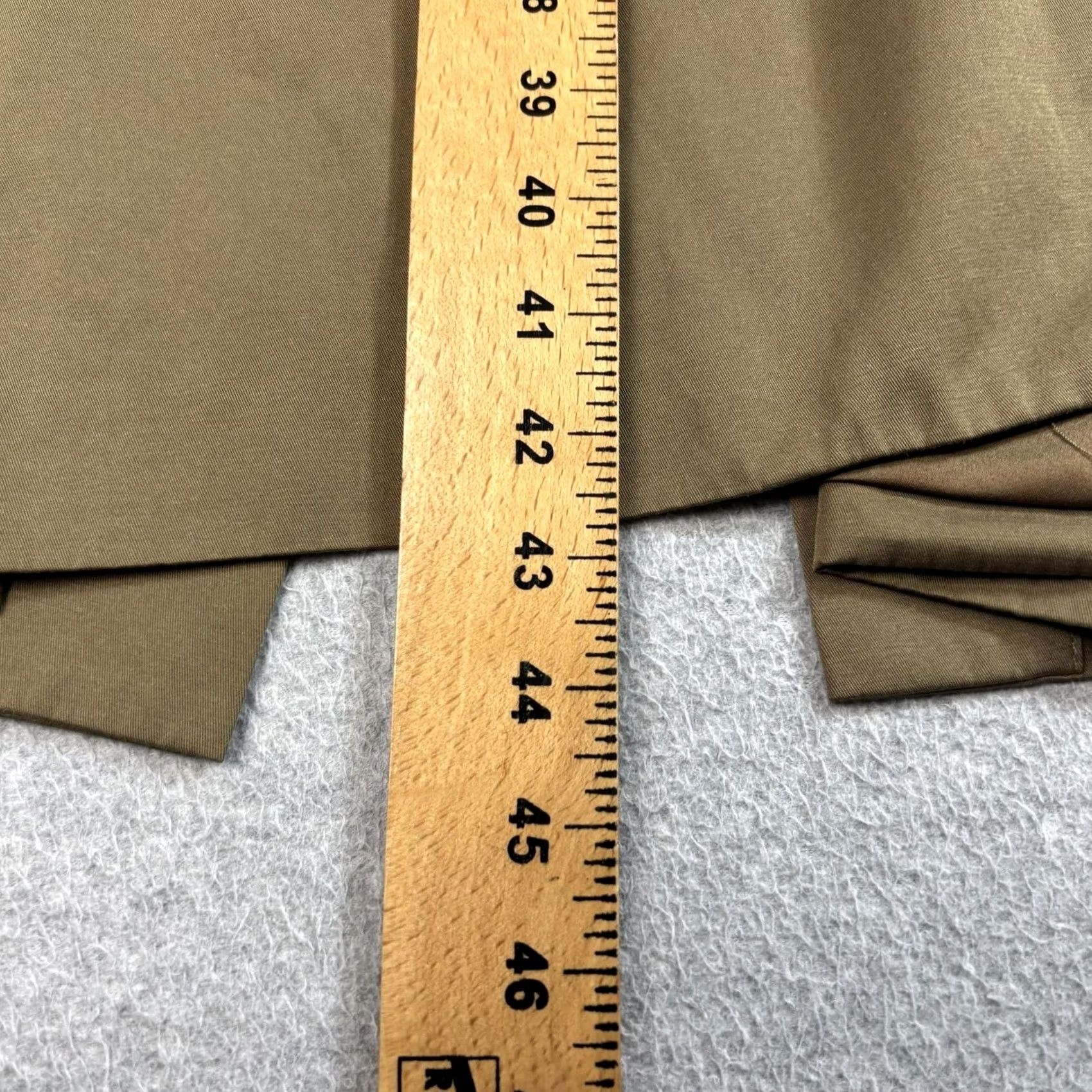 Vintage Bardot Trench Coat Womens XL Khaki Double Breasted Jacket Belt Academia Heritage Size XL / US 12-14 / IT 48-50 - 7 Thumbnail