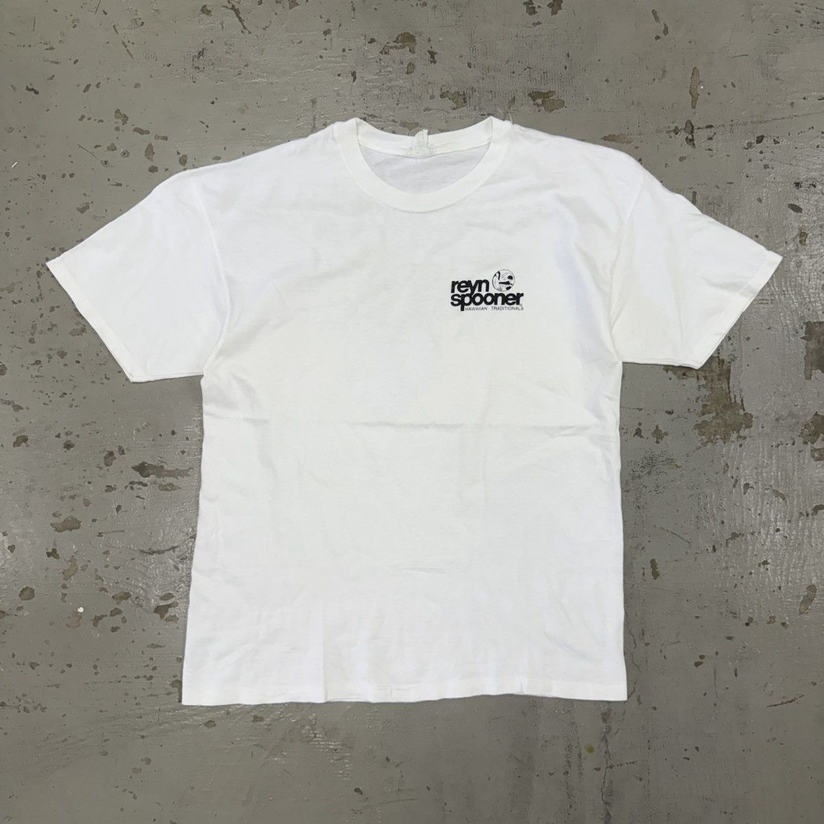 Reyn Spooner Vintage Reyn Spooner Extra Fancy Hook Ups Hawaii Tee Size US L / EU 52-54 / 3 - 1 Thumbnail