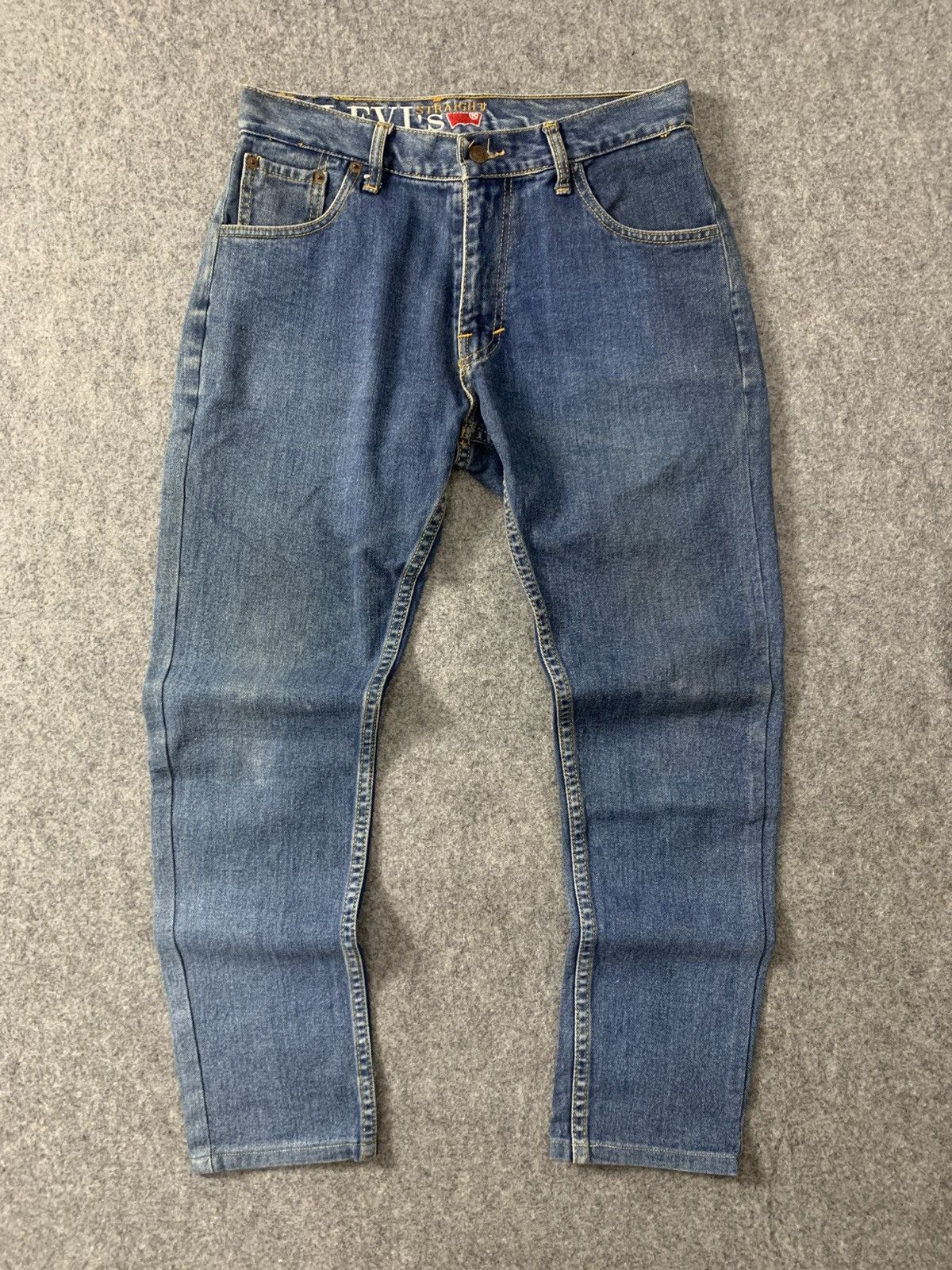 Levi's × Vintage Vintage Blue 'Levi's 505' Straight Fit Longpants Size US 33 - 1 Thumbnail