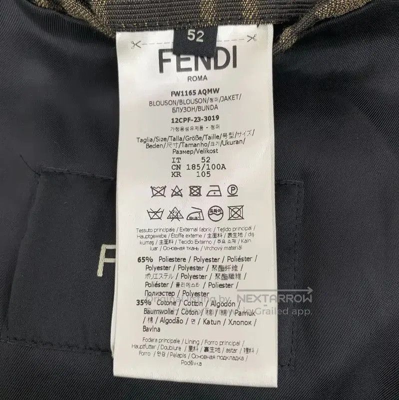 Fendi Fendi Colorblock Men's Outerwear Jacket . Size US L / EU 52-54 / 3 - 6 Thumbnail
