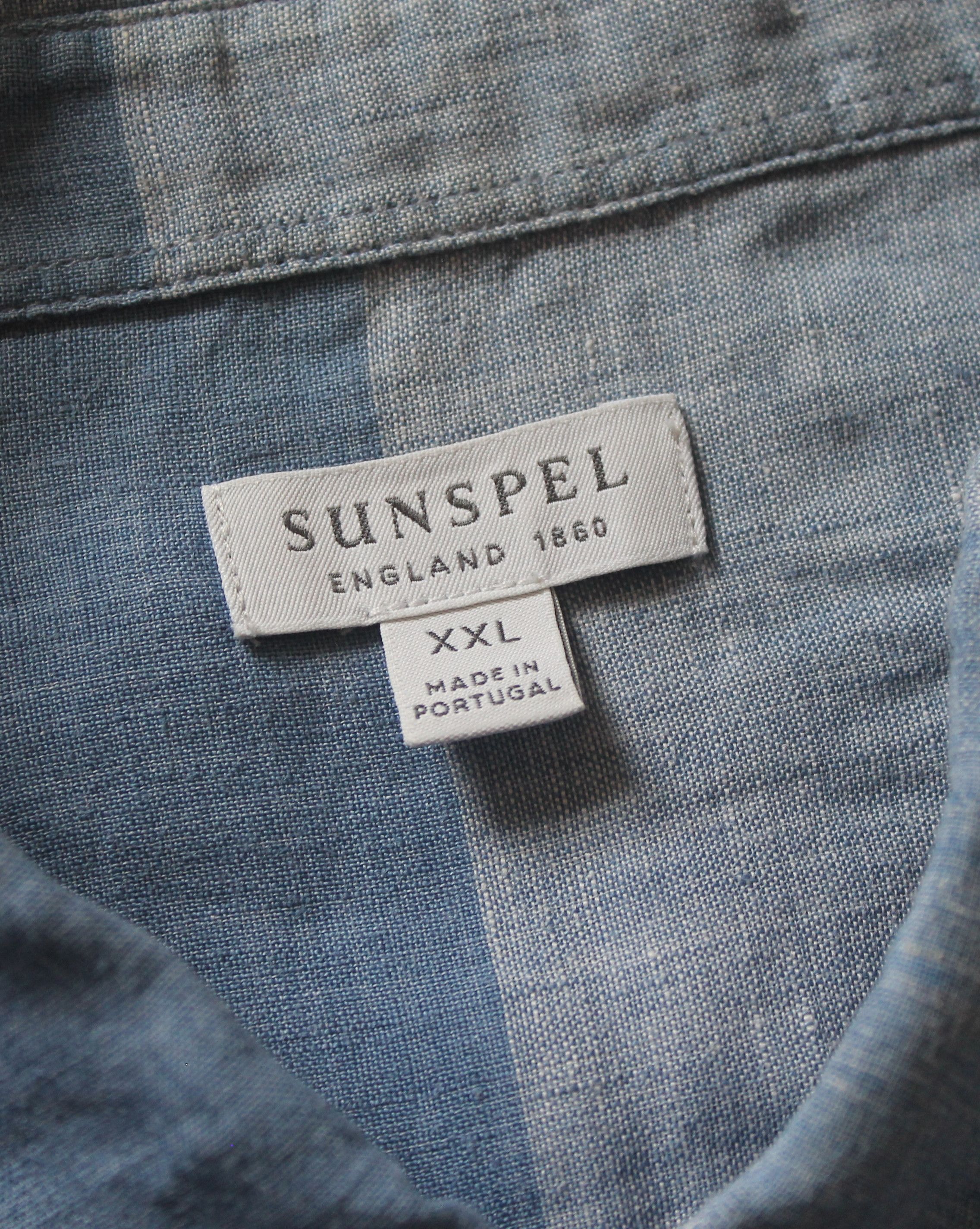 Sunspel Sunspel Linen Short Sleeve Shirt Size US XXL / EU 58 / 5 - 7 Thumbnail