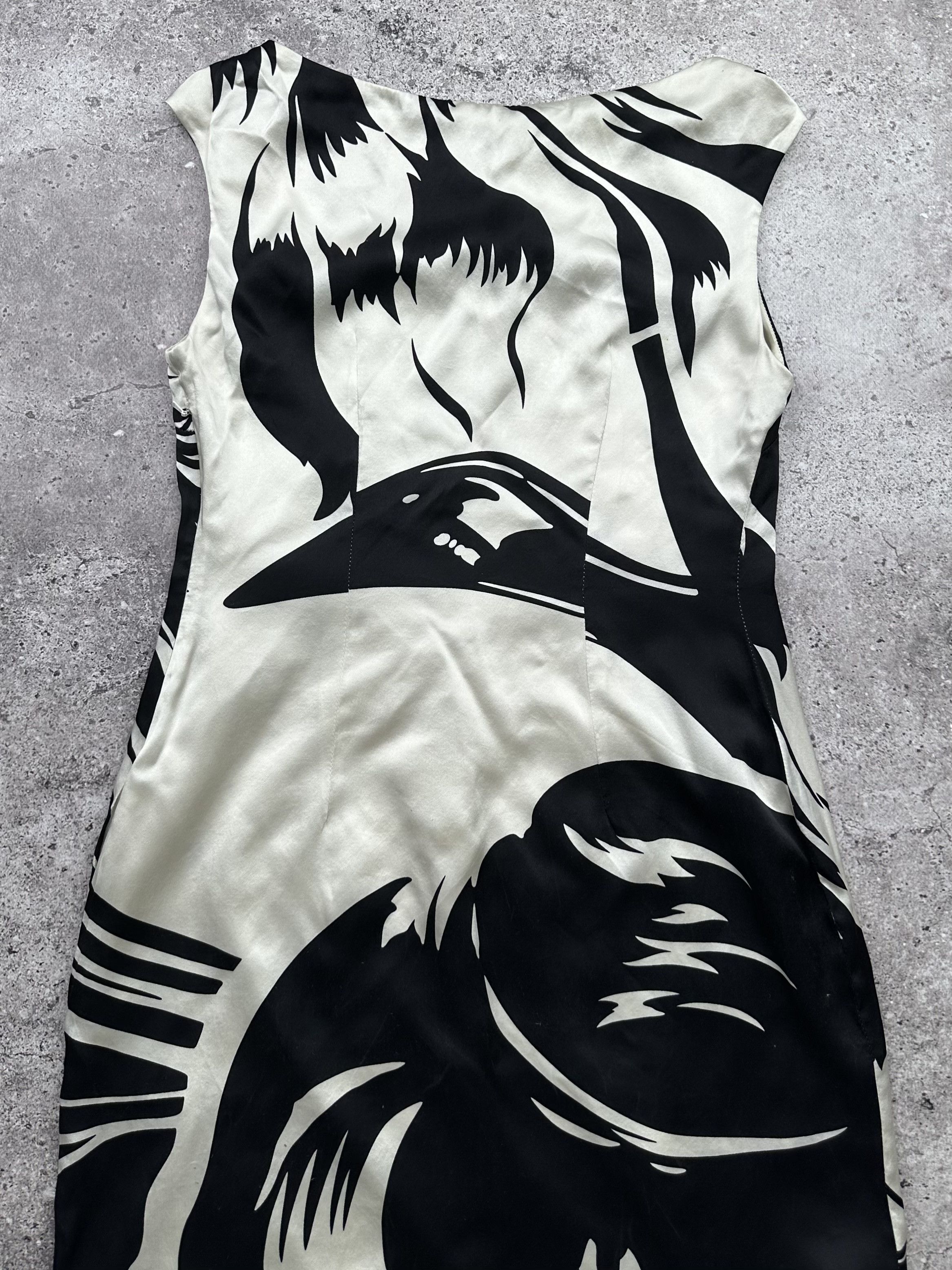 Japanese Brand Vintage Printed Dress C166(V104)(E8) Size M / US 6-8 / IT 42-44 - 7 Thumbnail
