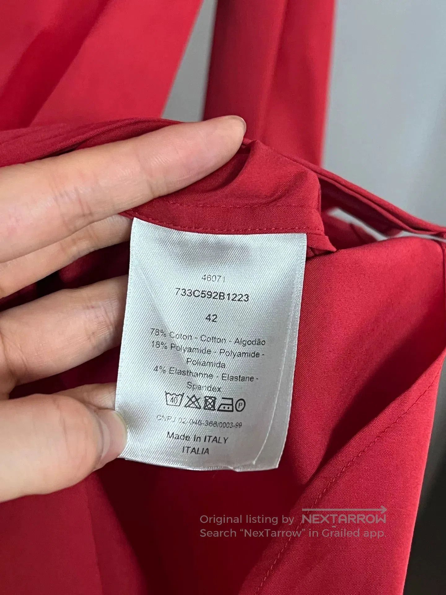 Dior Dior Red Bee Long Sleeve Shirt. Size US M / EU 48-50 / 2 - 5 Thumbnail