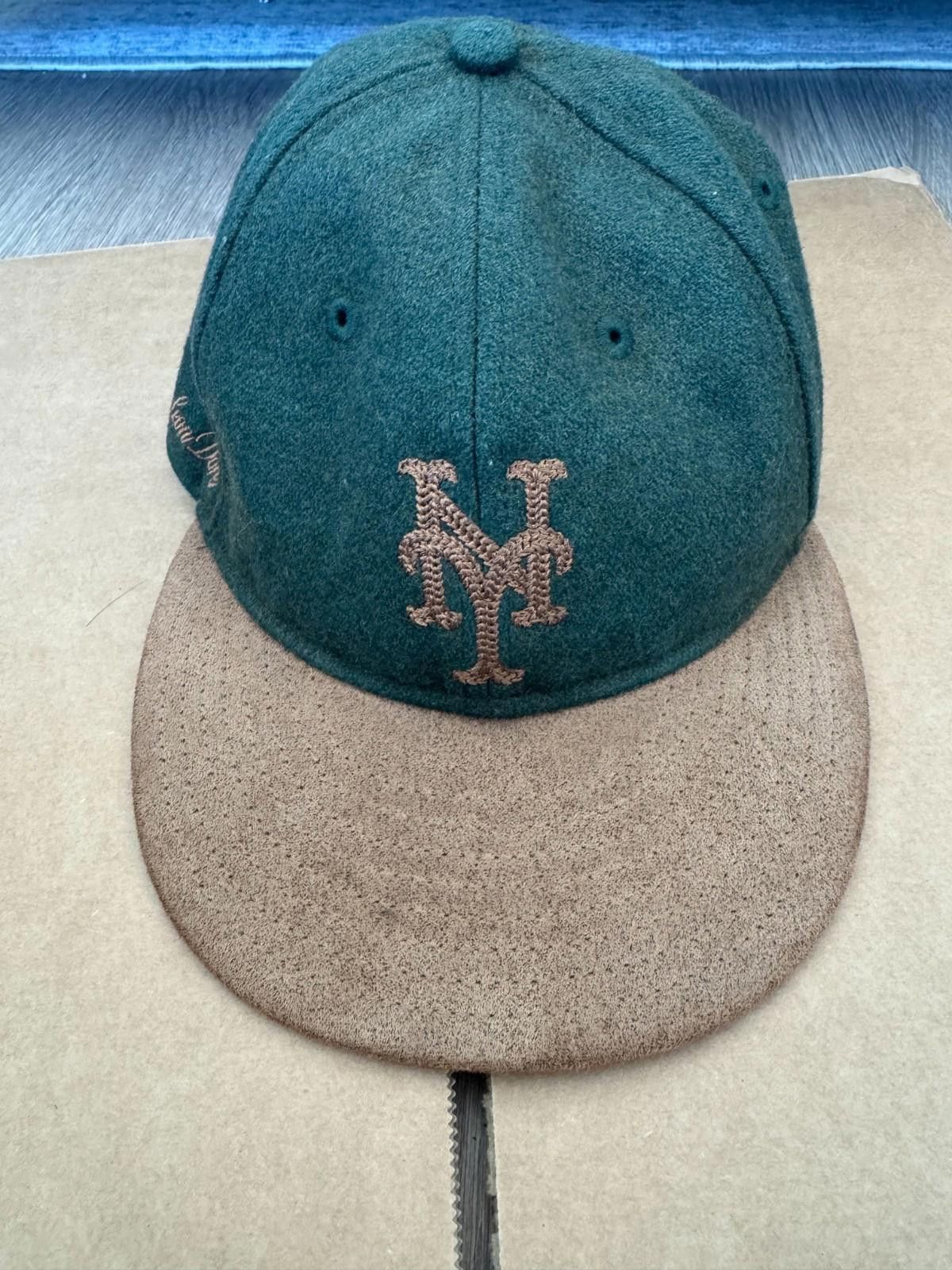 New Era Aime Leon Dore New Era Melton Wool Mets Hat Green Size ONE SIZE - 1 Thumbnail