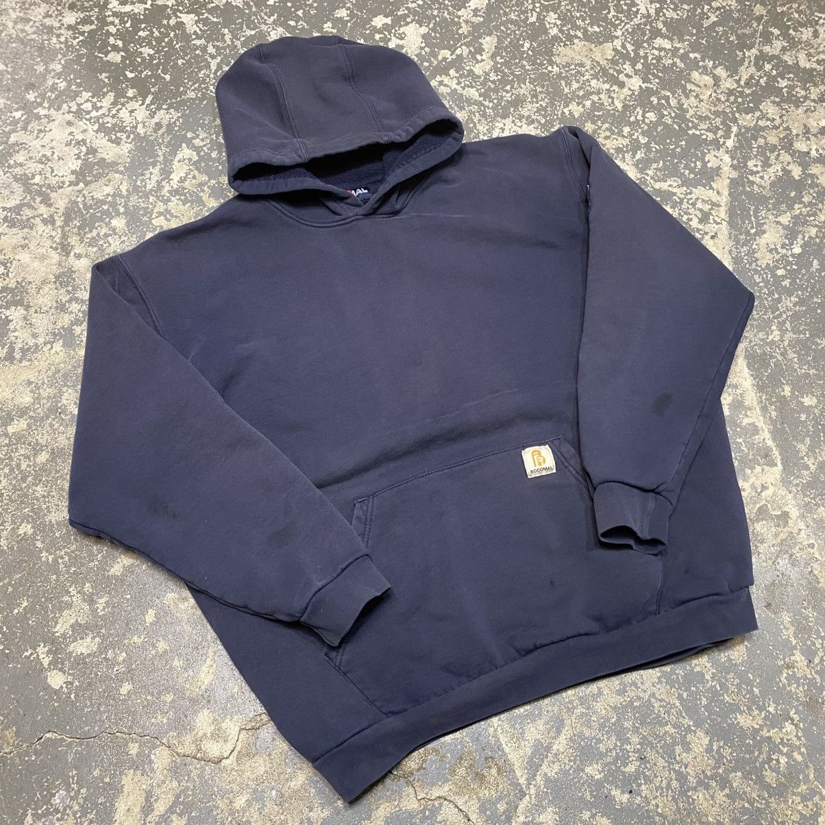 Carhartt × Vintage Vintage Bocomal Fr Fire Retardant Navy hoodie Sweatshirt Size US XL / EU 56 / 4 - 8 Thumbnail