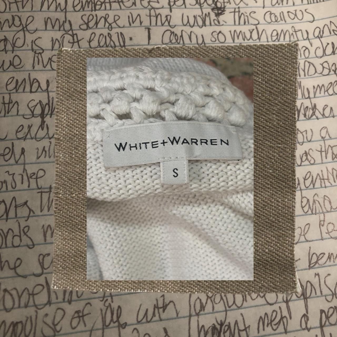 White + Warren vintage crochet ribbed camisole top Size S / US 4 / IT 40 - 4 Thumbnail