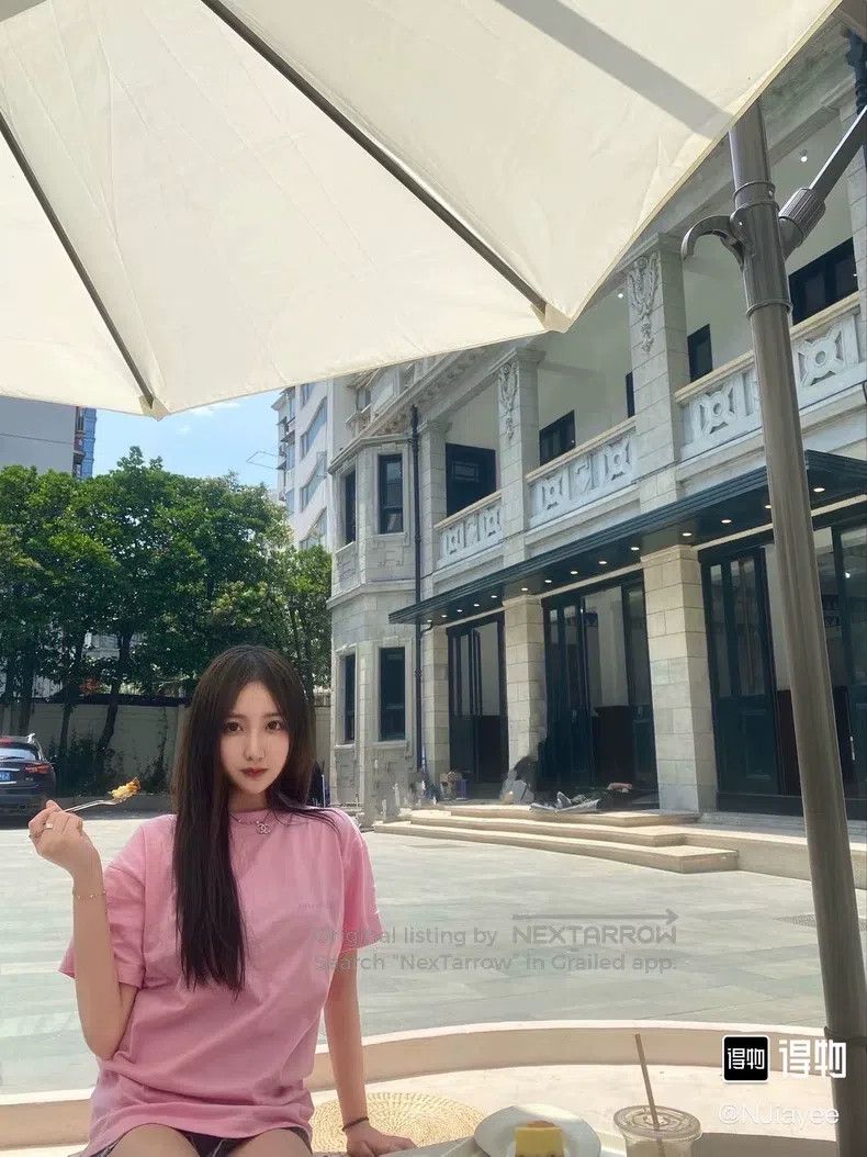 Balenciaga Balenciaga Pink letter Logo printed loose short sleeves Size US S / EU 44-46 / 1 - 4 Thumbnail