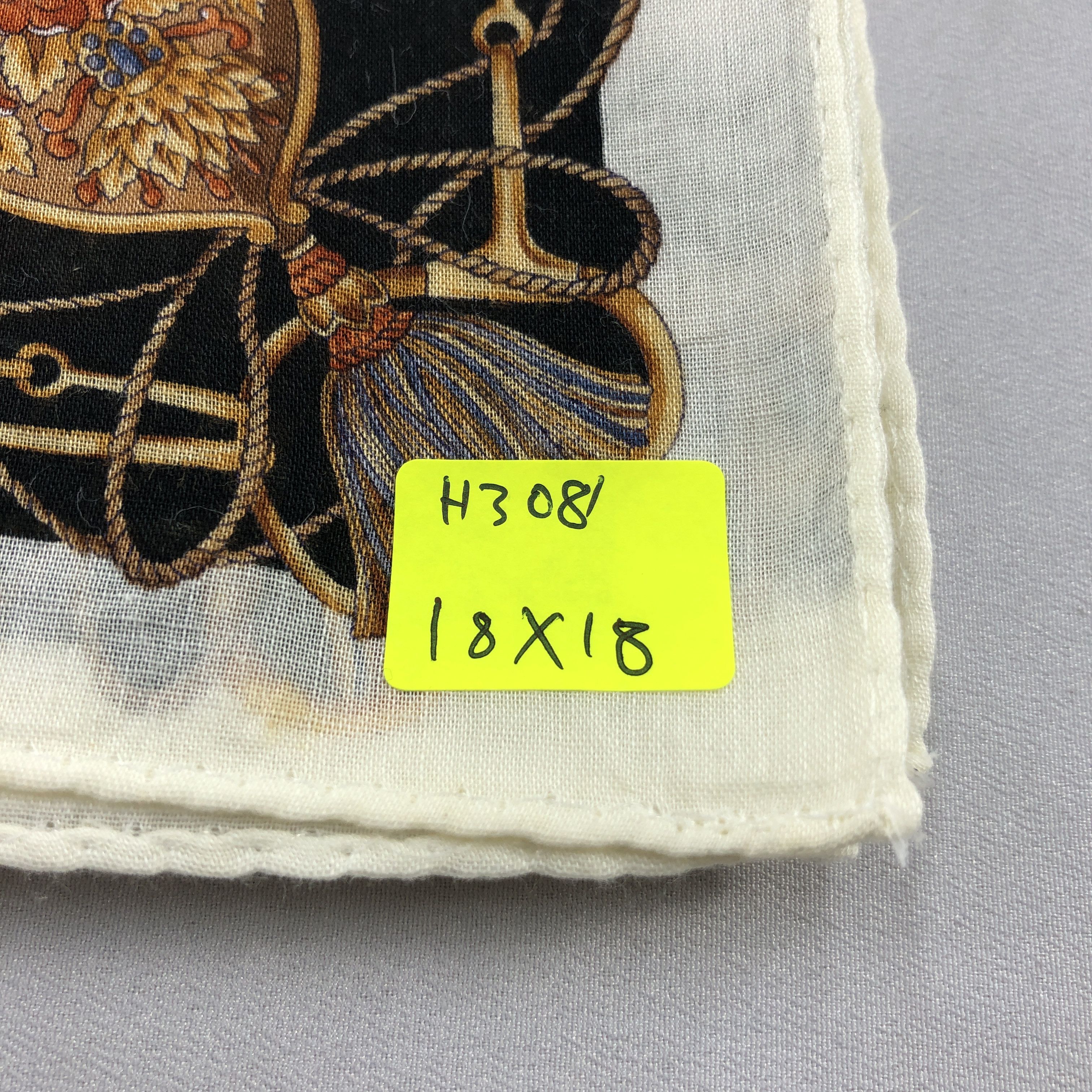 Celine Celine Handkerchief Neckerchief Bandana H3081 Size ONE SIZE - 8 Thumbnail