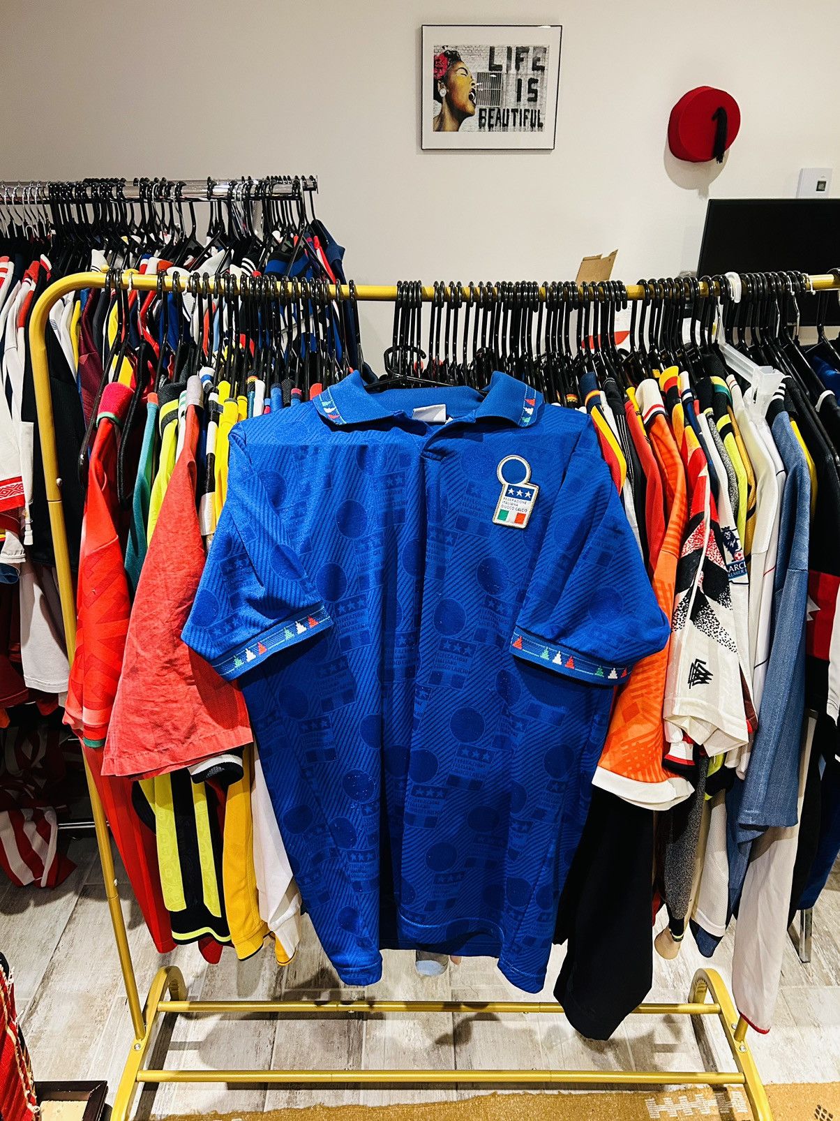 Diadora × Vintage Italia 1992 home Baggio jersey Size US L / EU 52-54 / 3 - 1 Thumbnail