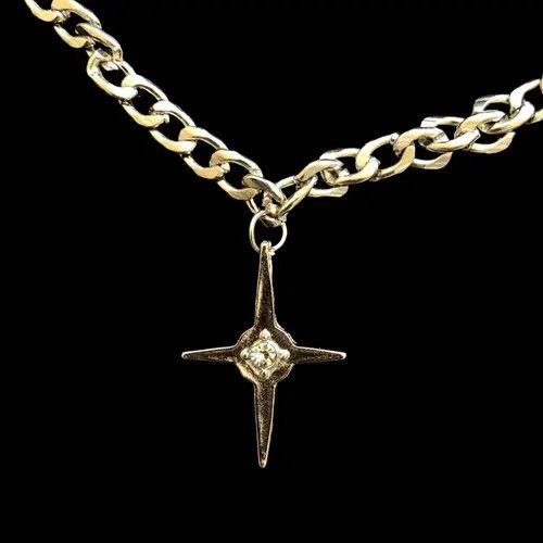 VIBE Chain Crystal Abstract Star Pop Fantasy Necklace Size ONE SIZE - 4 Thumbnail