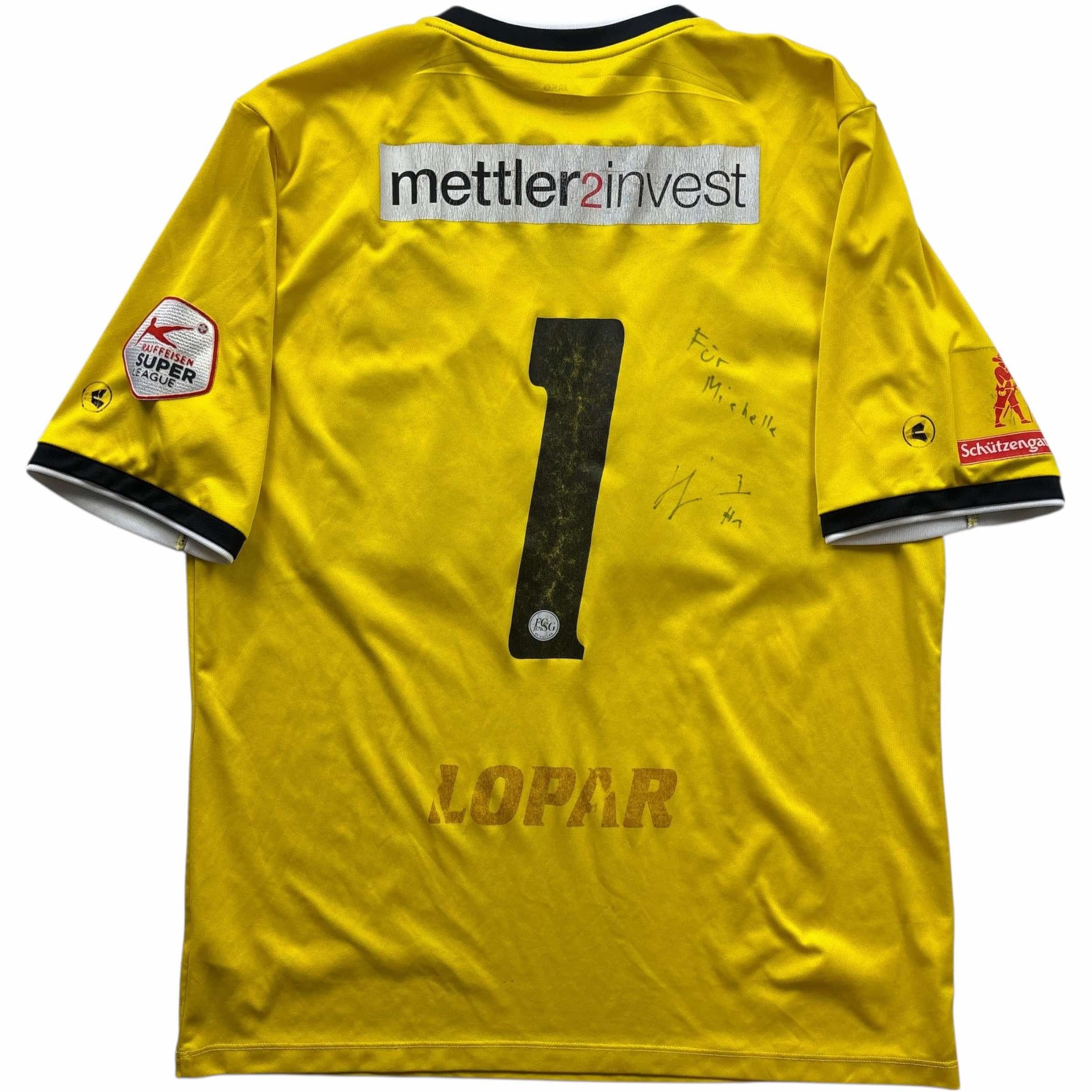 Other SIGNED MATCH WORN St. Gallen 2015-16 Lopar football jersey L Size US L / EU 52-54 / 3 - 1 Thumbnail