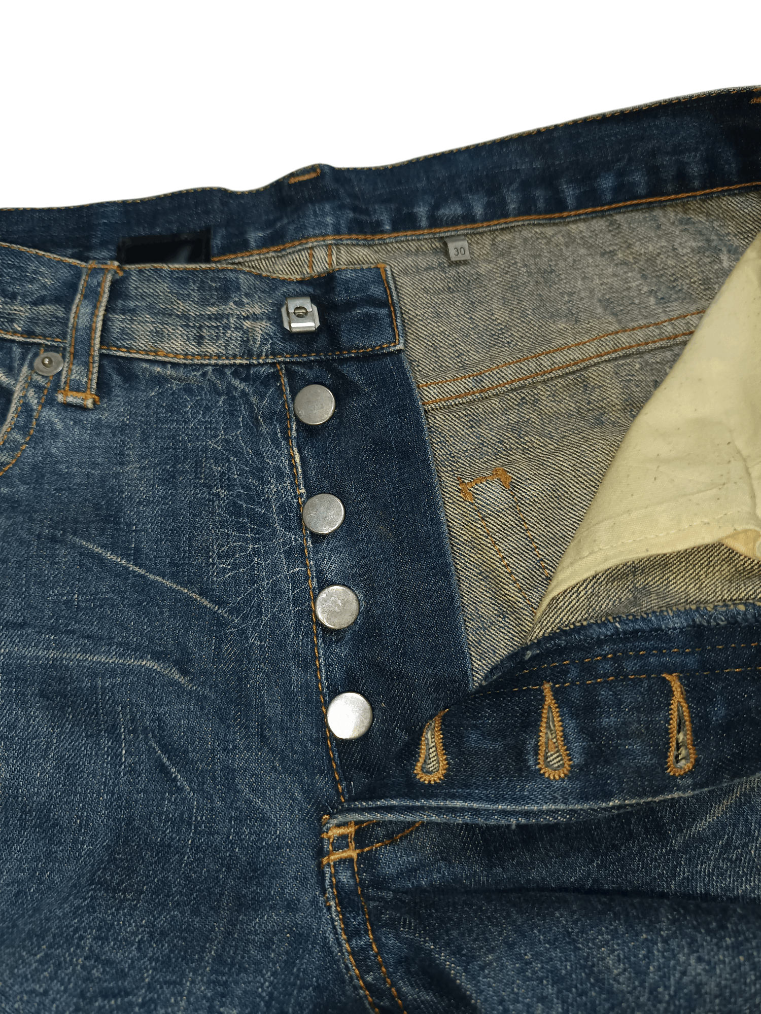 Dior Dior Homme SS07 Spiderweb Denim Hedi Slimane Size US 30 / EU 46 - 4 Thumbnail