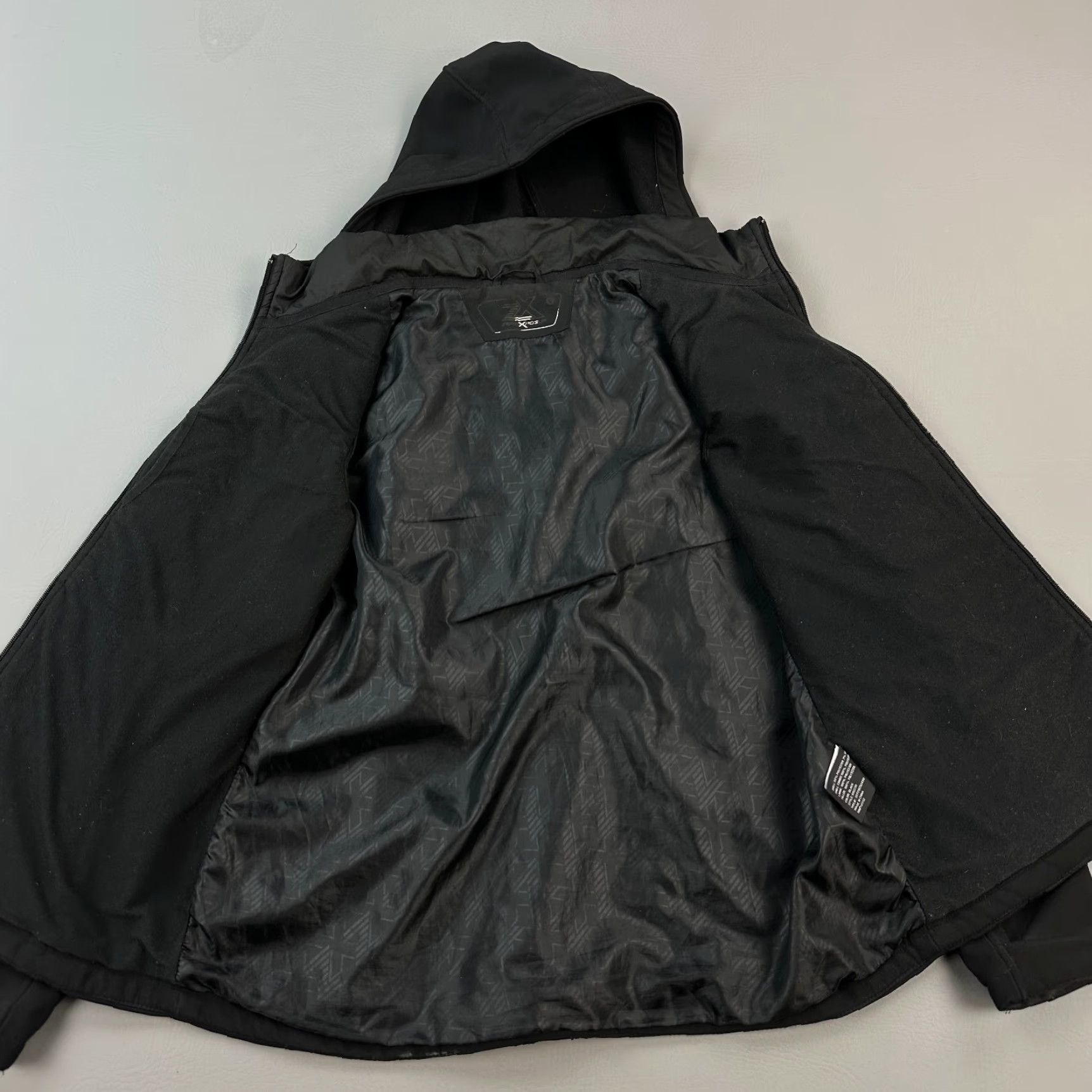 ZeroXposur Zer oXposur Jacket Women's Large Black Hooded Full Zip Softshell Puffer Hybrid Size L / US 10 / IT 46 - 3 Thumbnail