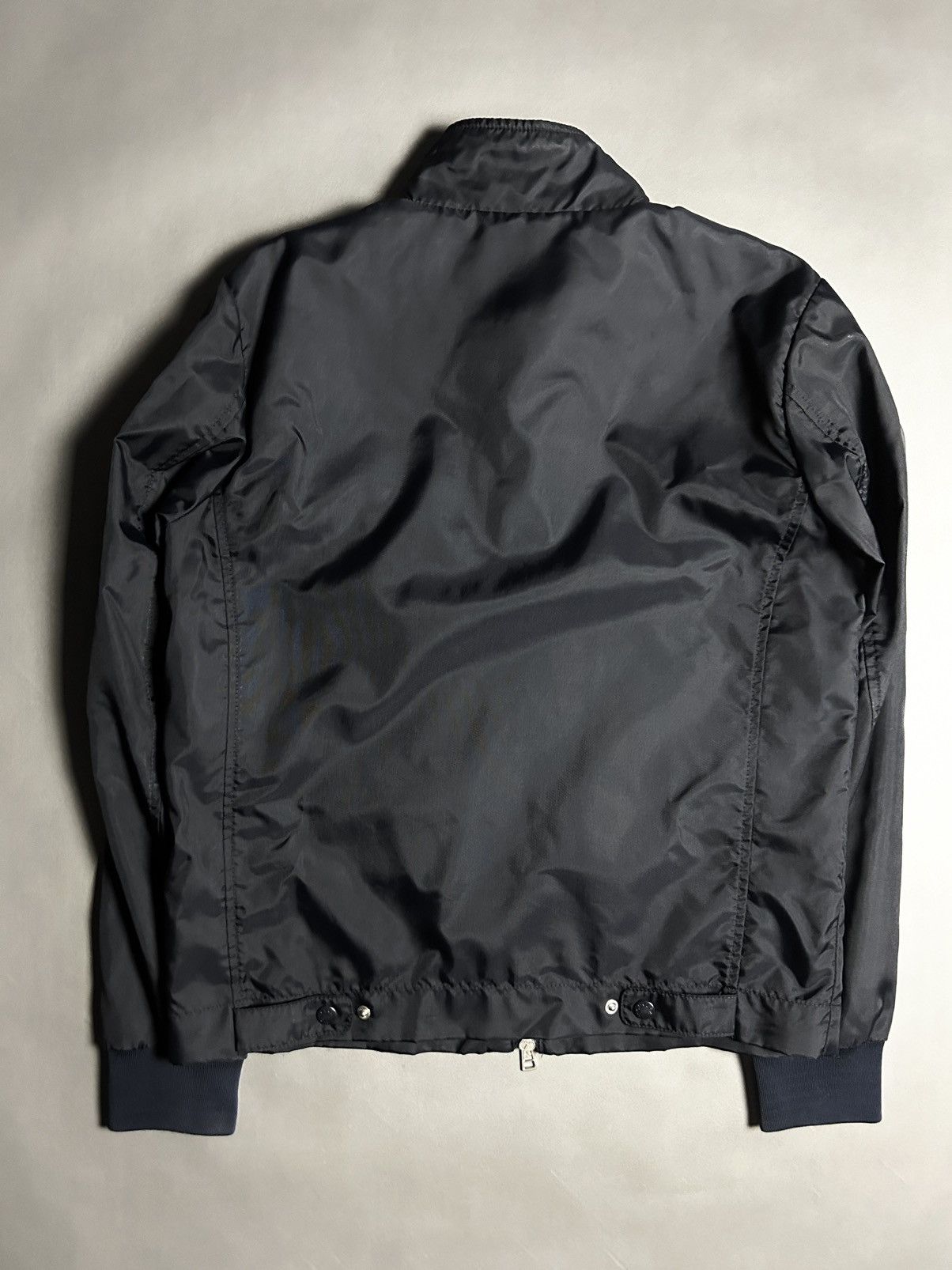 Moncler Moncler bomber jacket black big logo Size US M / EU 48-50 / 2 - 10 Thumbnail