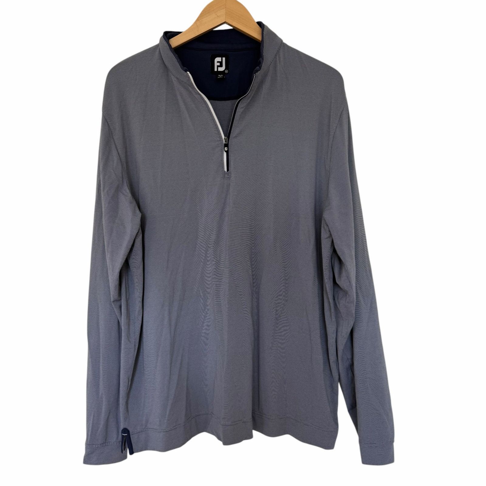 Footjoy Footjoy Quarter Zip Pullover Long Sleeve Golf Polo Shirt XL Size US XL / EU 56 / 4 - 2 Thumbnail