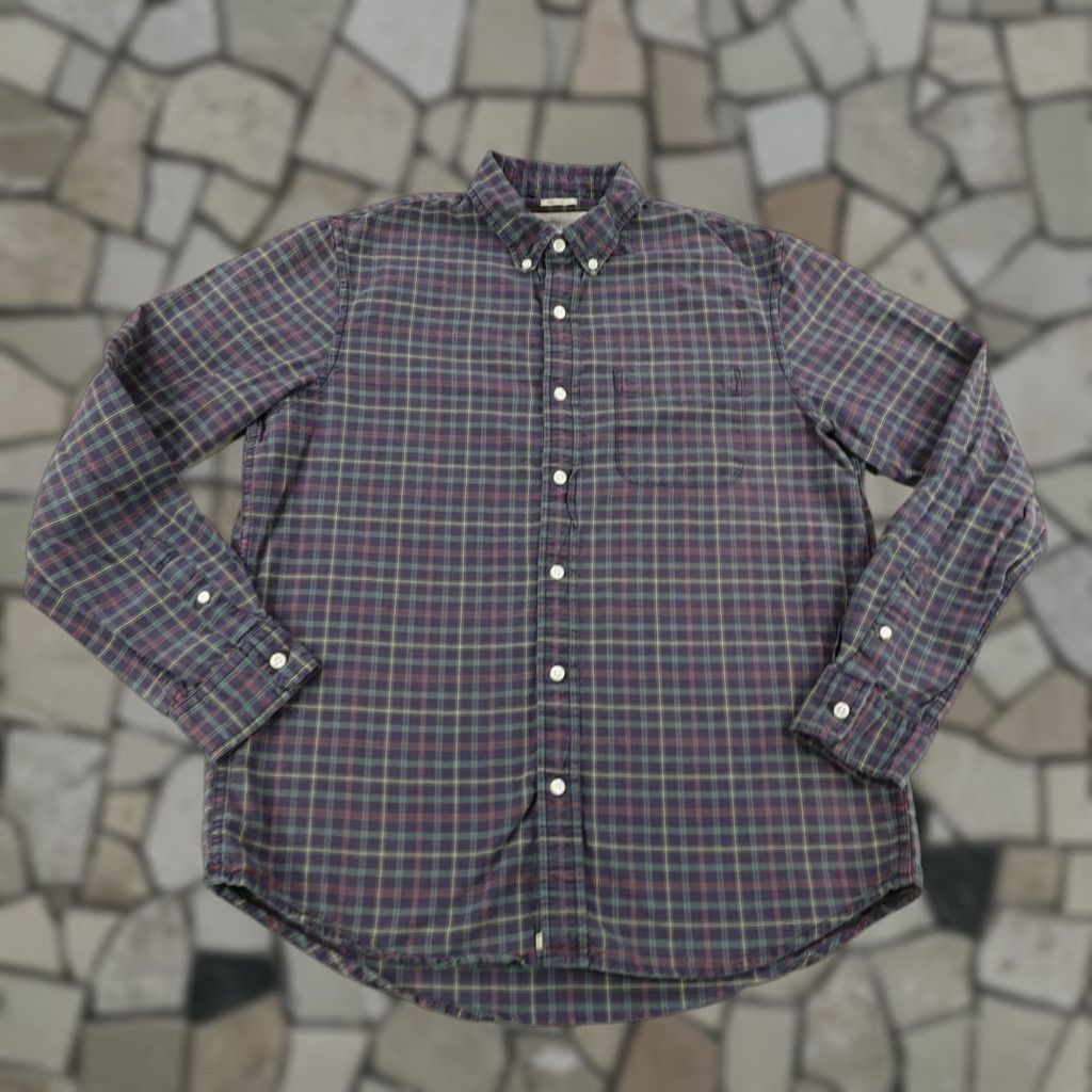 Ralph Lauren Ralph Lauren Denim & Supply Plaid Shirt Mens Medium Blue Twill Long Sleeve Button-Down Outdoor Size US M / EU 48-50 / 2 - 1 Thumbnail