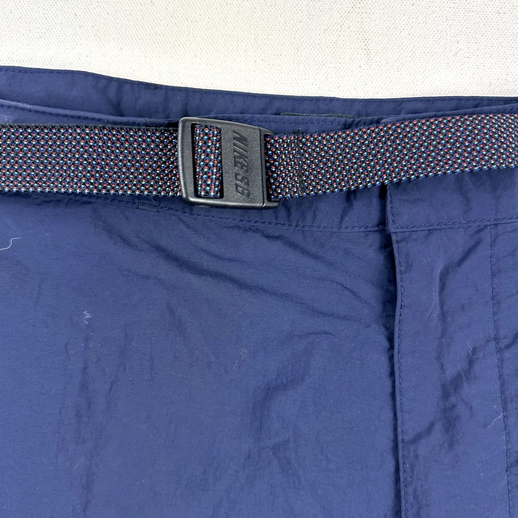 Nike Nike SB Shorts Everett Tech Skateboarding Belted Mens 40 Navy Blue 807550-451 Size US 40 / EU 56 - 3 Thumbnail