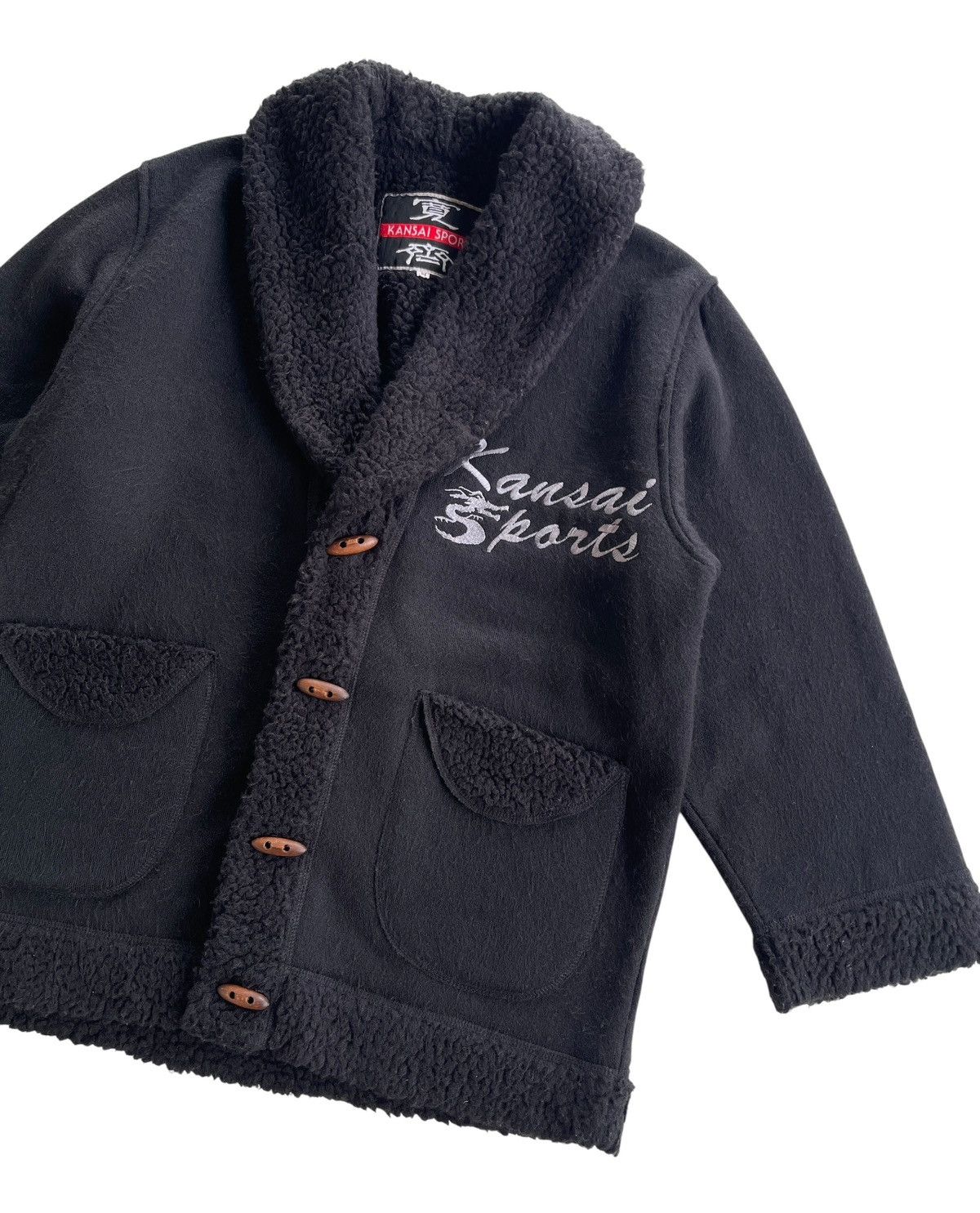 Kansai Yamamoto Vtg Kansai Sports Japan Sherpa Jacket Size US M / EU 48-50 / 2 - 4 Thumbnail