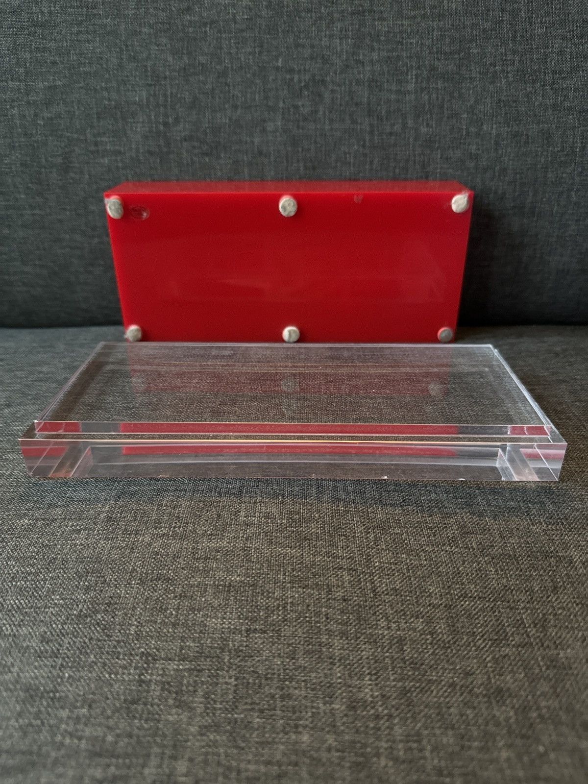 Supreme Supreme Acrylic Lucite Box Red Size ONE SIZE - 3 Thumbnail