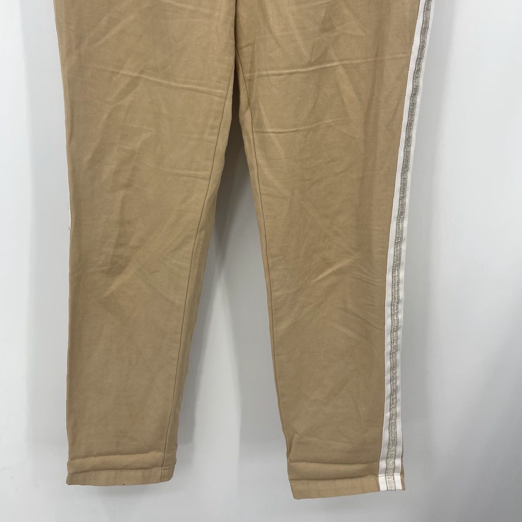 Zadig & Voltaire Zadig & Voltaire Pomelo Pants Women S Linen Beige Flat Front Straight Ankle Bohemian Preppy Women Size 28" / US 6 / IT 42 - 2 Thumbnail