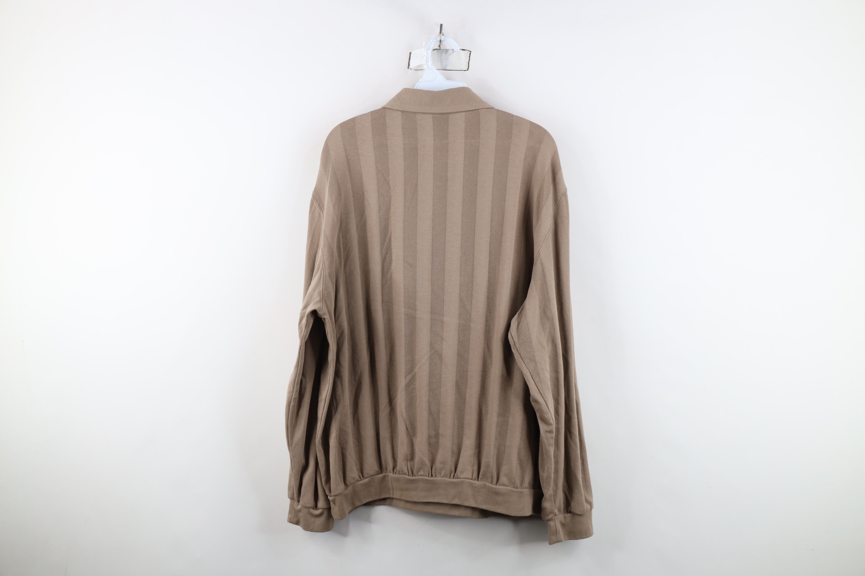 Vintage Vintage 90s Y2K Streetwear Vented Pullover Long Sleeve Polo Size US XL / EU 56 / 4 - 12 Thumbnail