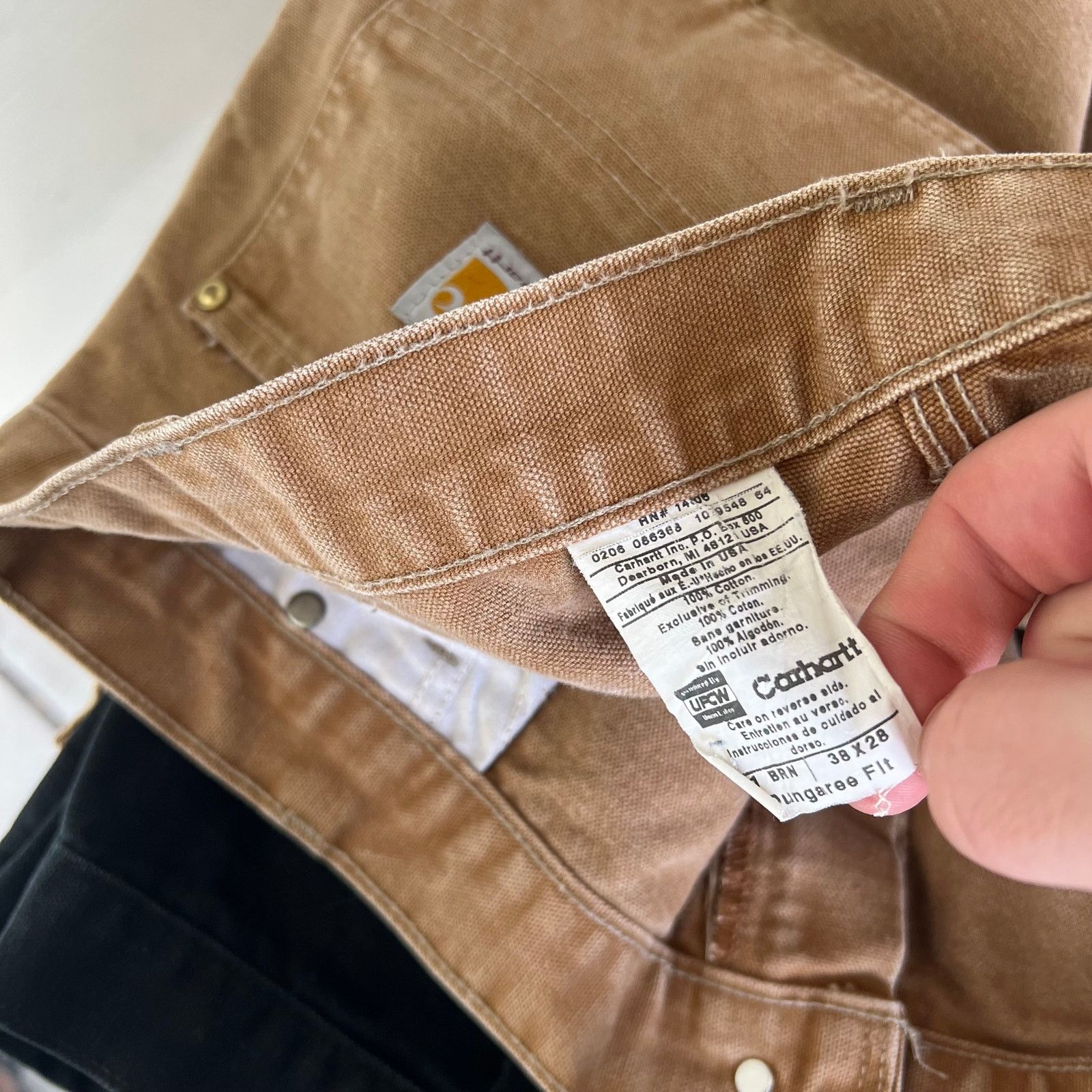 Carhartt × Vintage Carhartt brown double knee work wear carpenter pants Size US 37 - 7 Thumbnail
